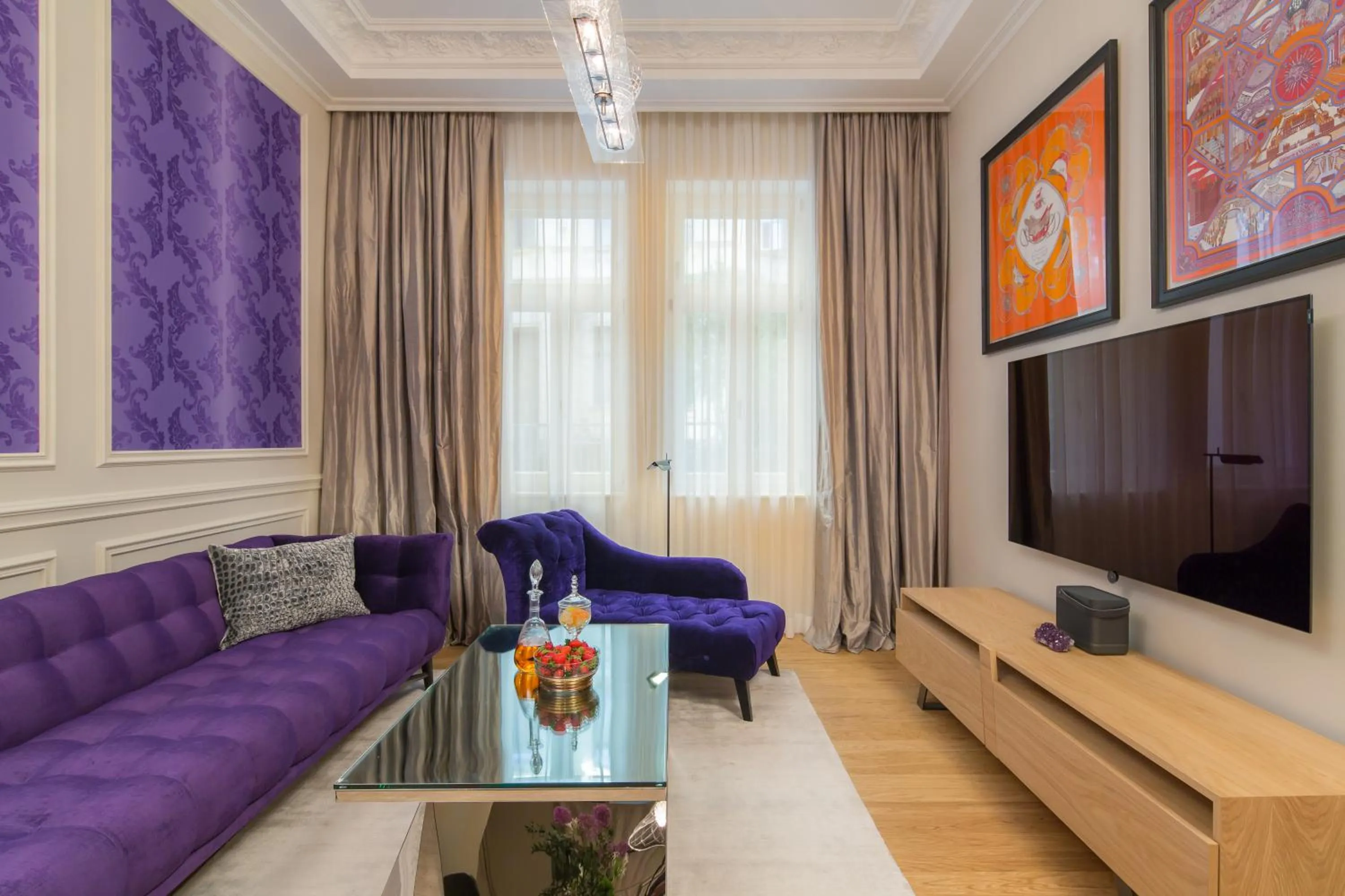 Living room in Rubin Luxury Apartments