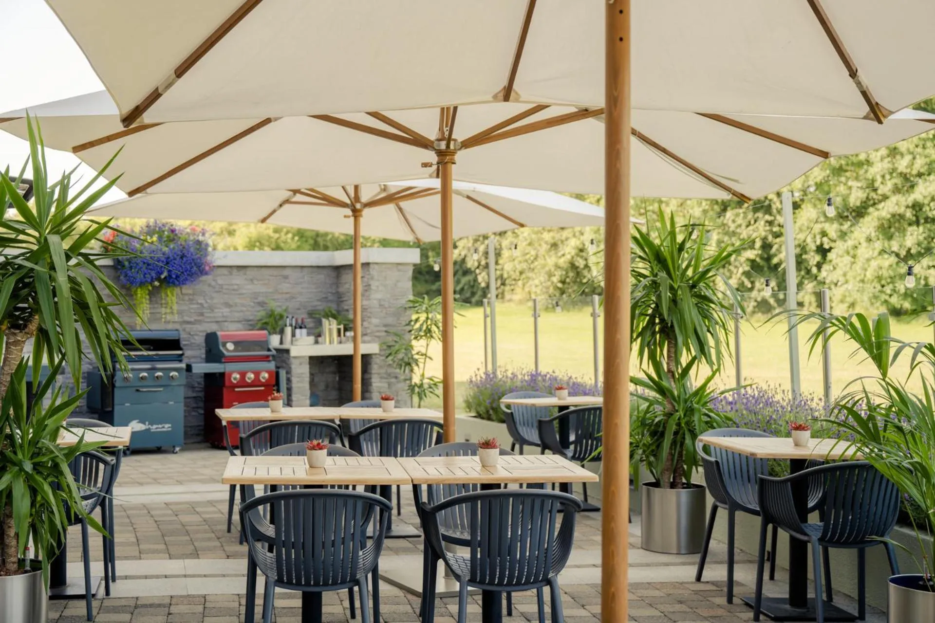 Patio in The Hoban Hotel Kilkenny