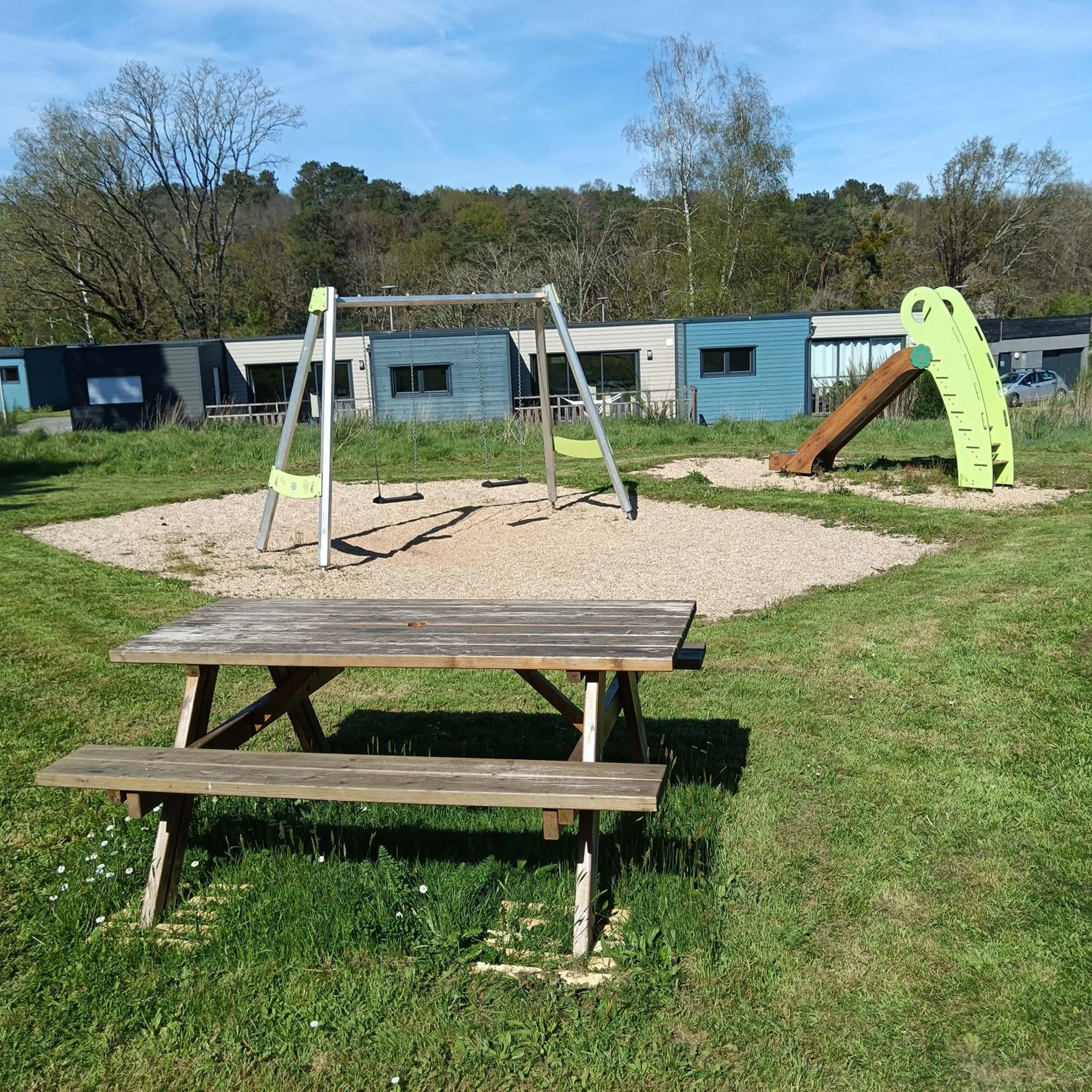 Children play ground in Terres de France - Le Domaine du Moulin Neuf