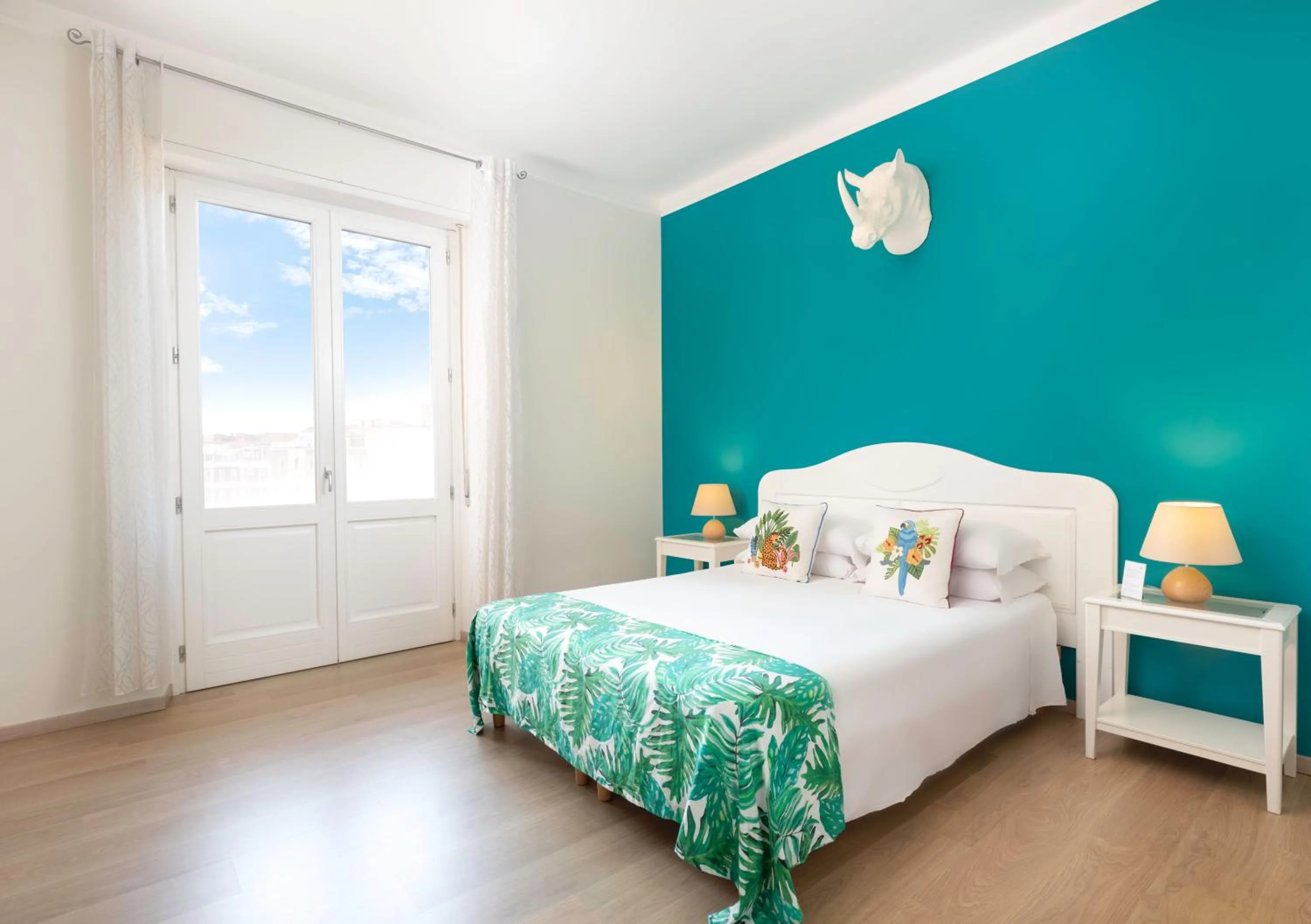 Bed in Colibrì Prestige Rooms - Roman Ruins View