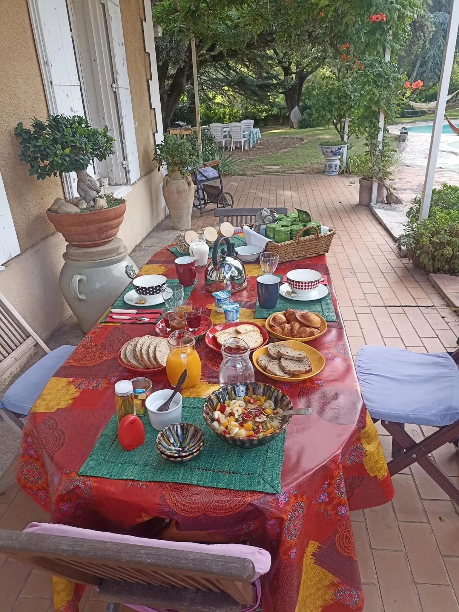 Breakfast in Le Fer en Cèze