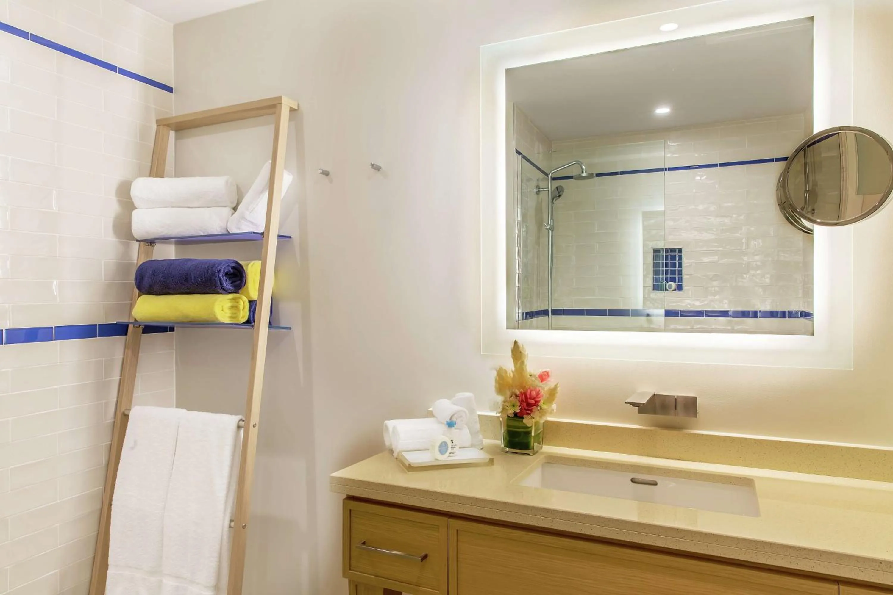 Bathroom in Harbor Club St Lucia, Curio Collection by Hilton