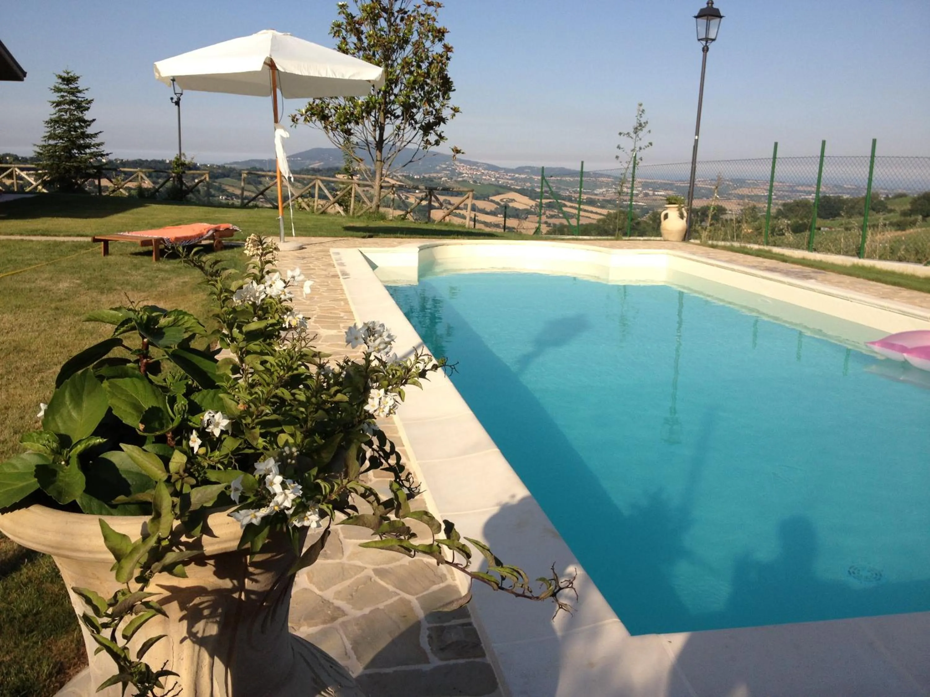 Garden in B&B Madonna Carradori