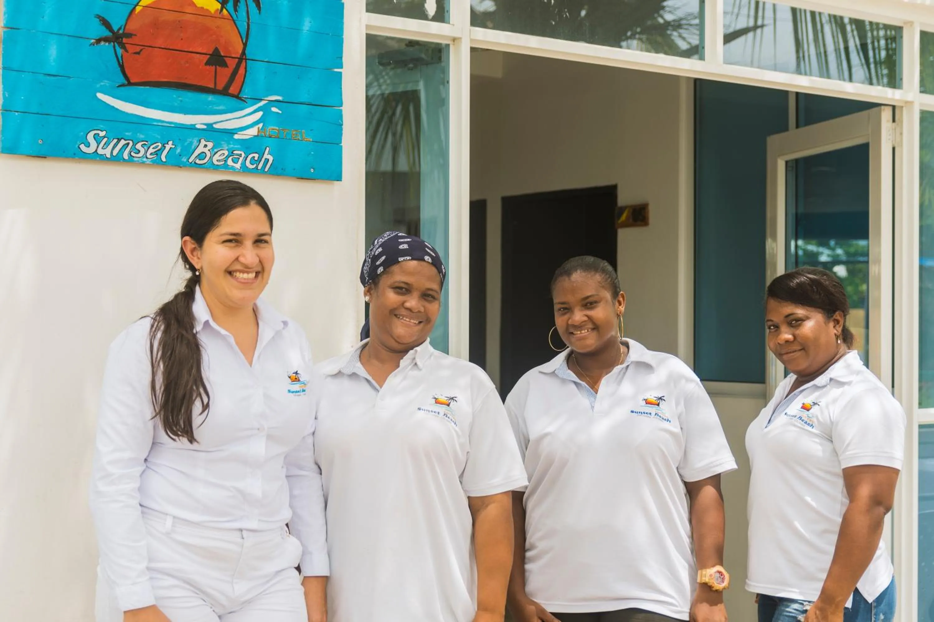 Staff in Hotel Sunset Beach