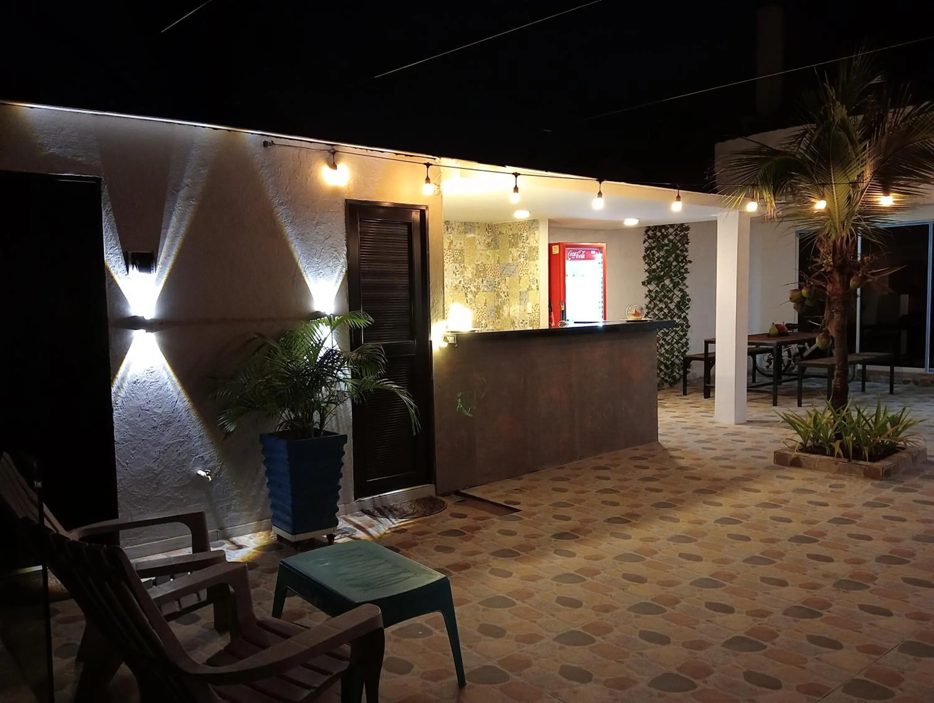 Patio in Hotel Sunset Beach