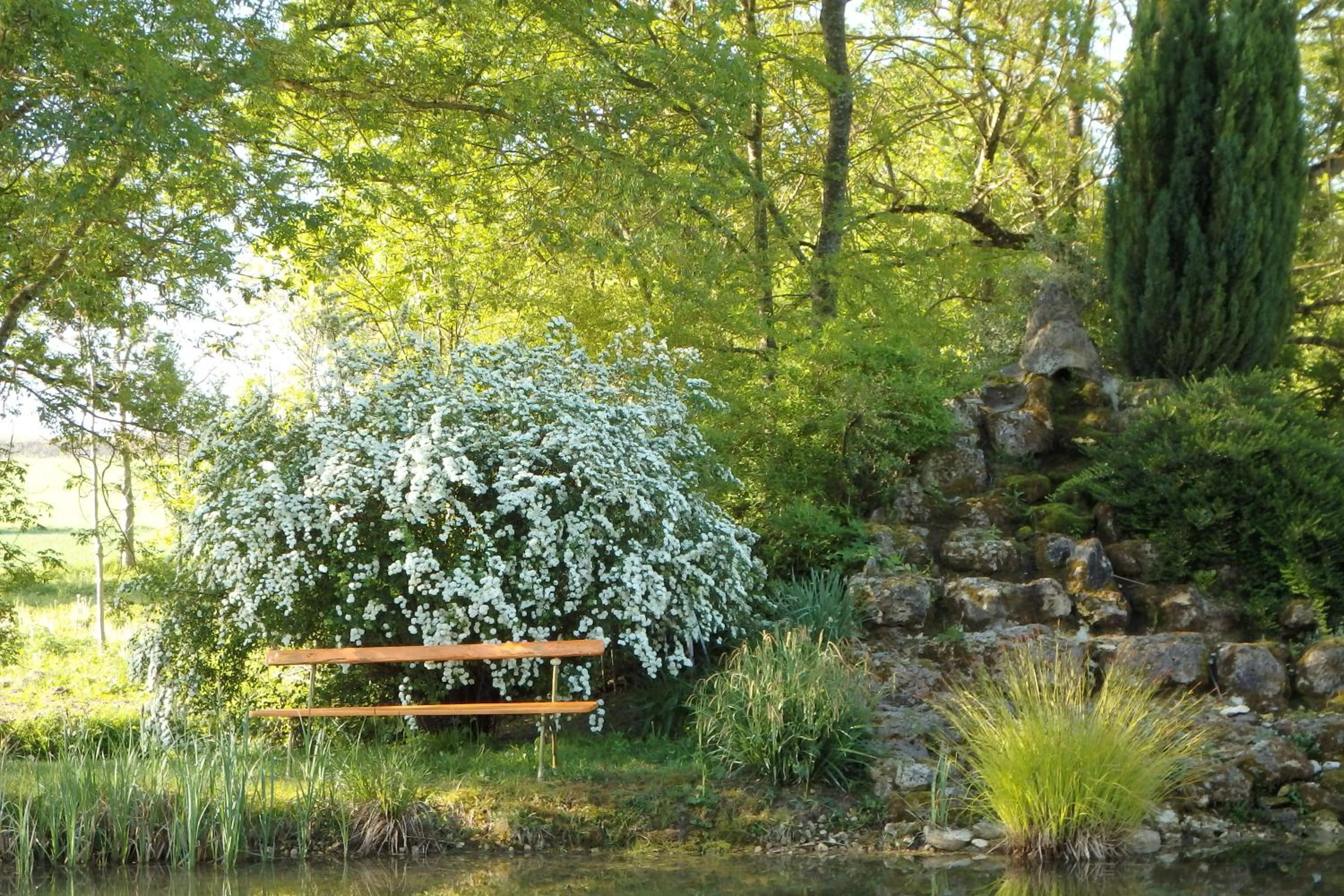 Garden view in Le p'tit nid de Gabriel