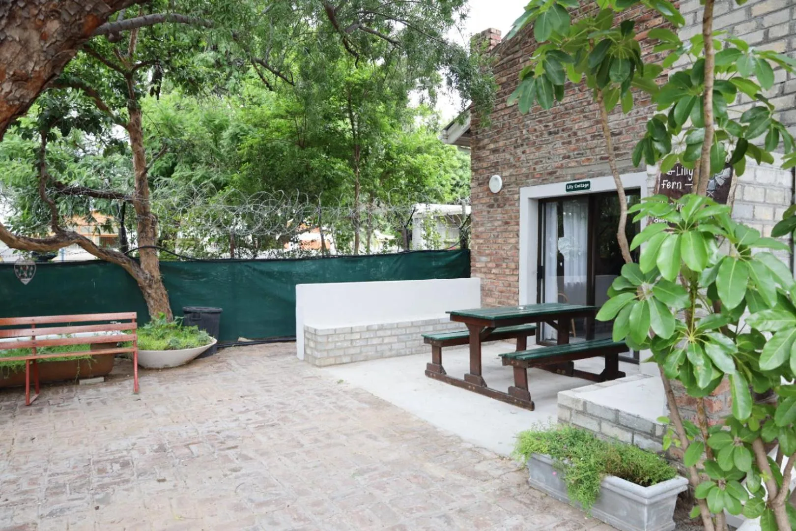 Patio in Country Village