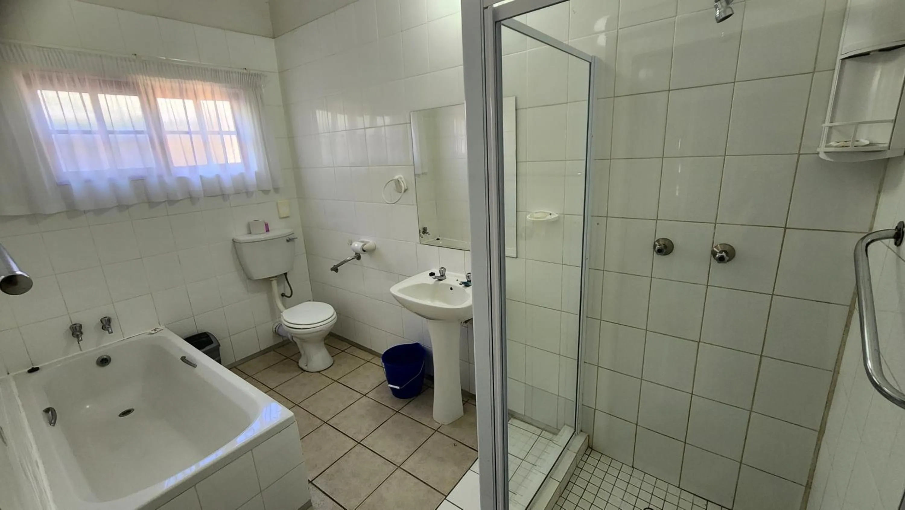 Shower in Country Village