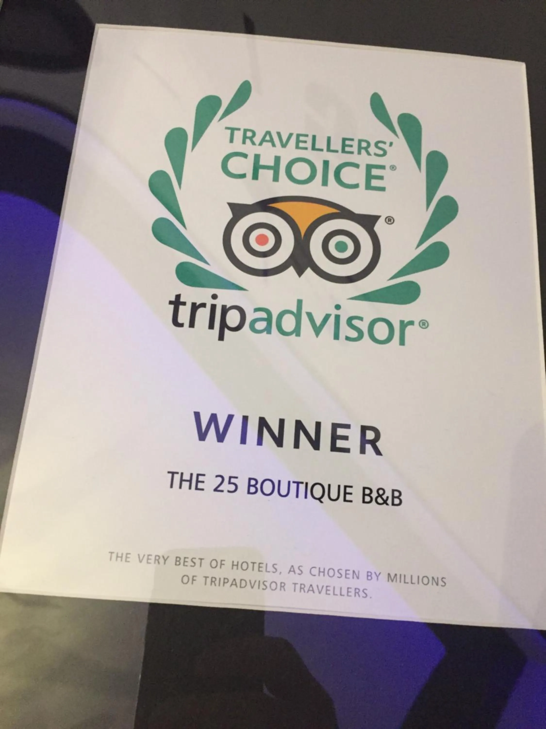 Logo/Certificate/Sign in The 25 Boutique B&B - Adults Only