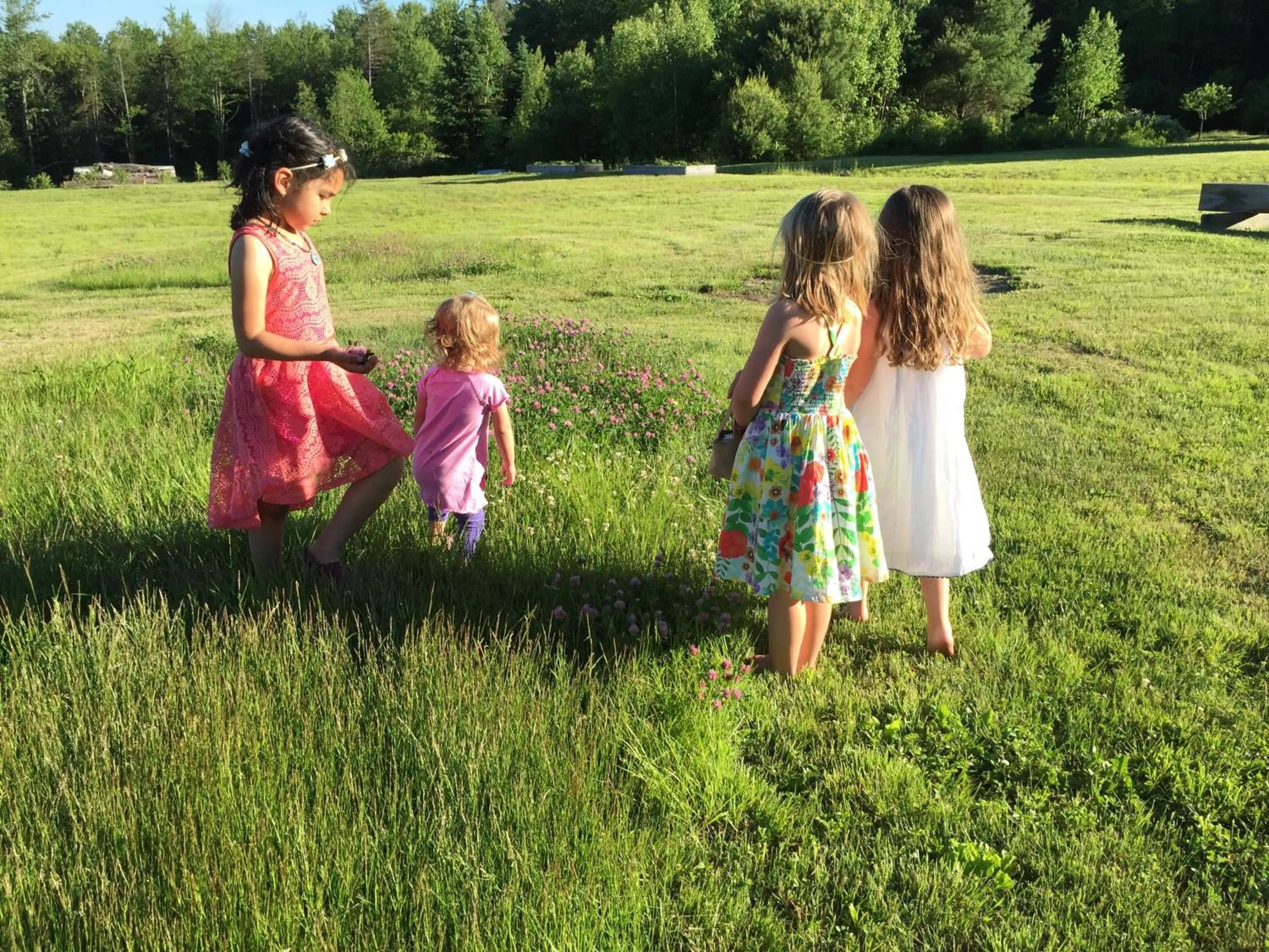 children in Robert Frost Mountain Cabins