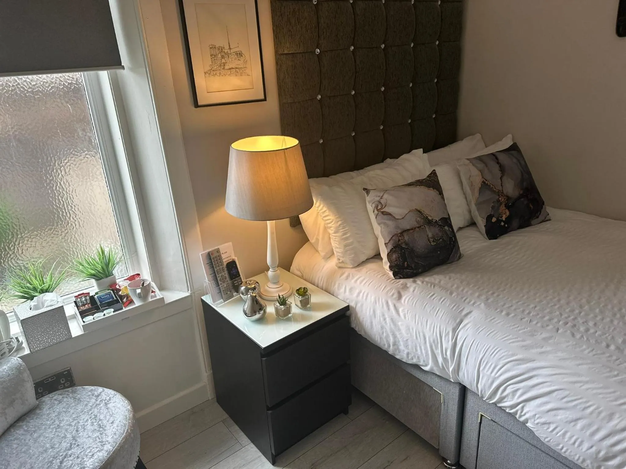 Bed in Beechwood Ensuite Guest House