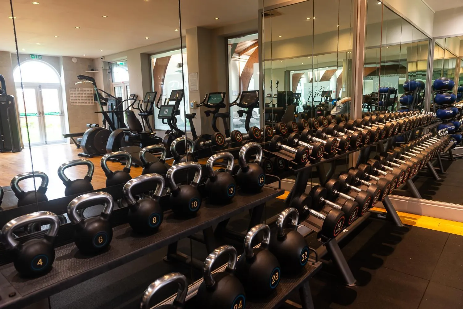 Fitness centre/facilities in Rowton Hall Hotel and Spa
