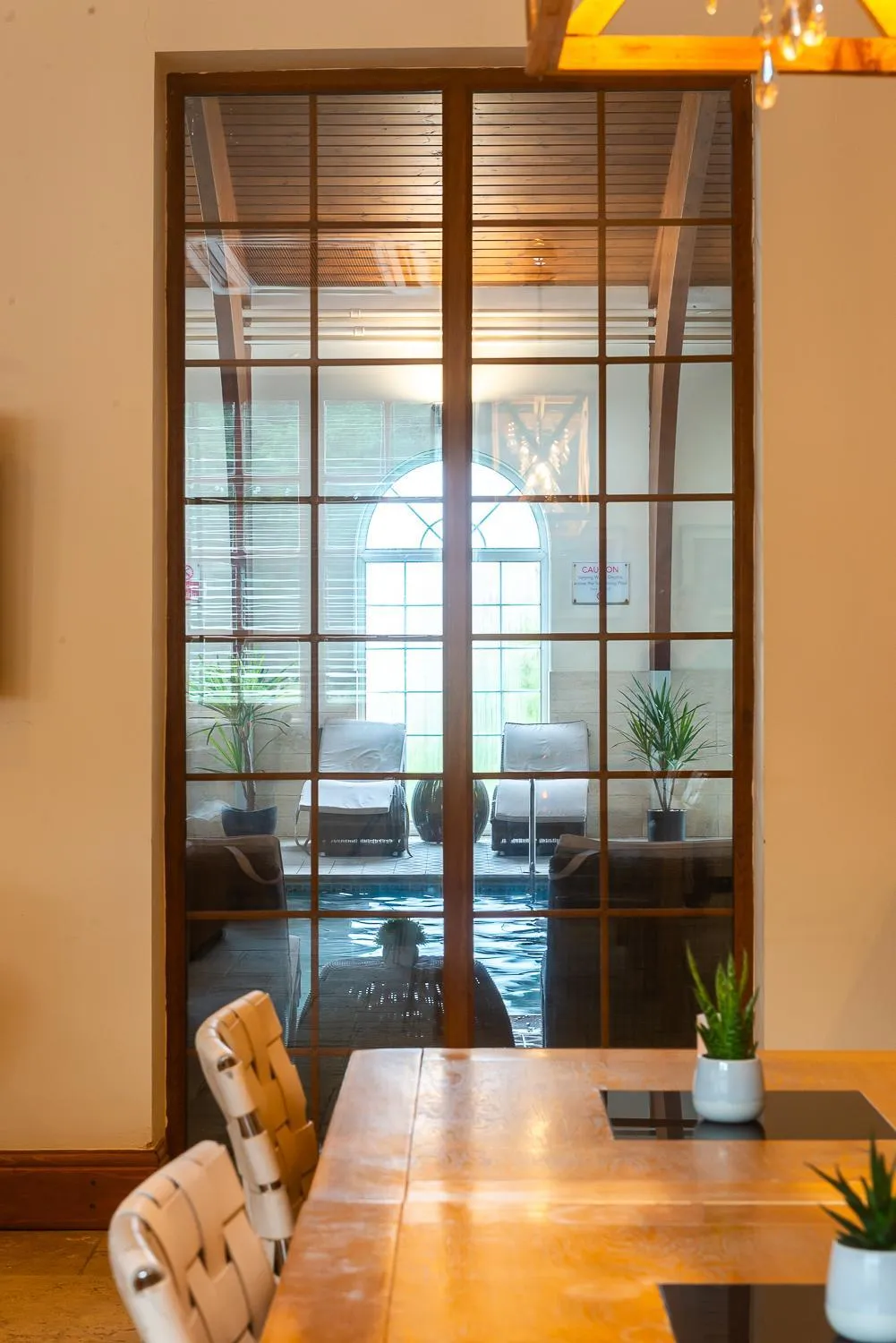 Swimming pool in Rowton Hall Hotel and Spa