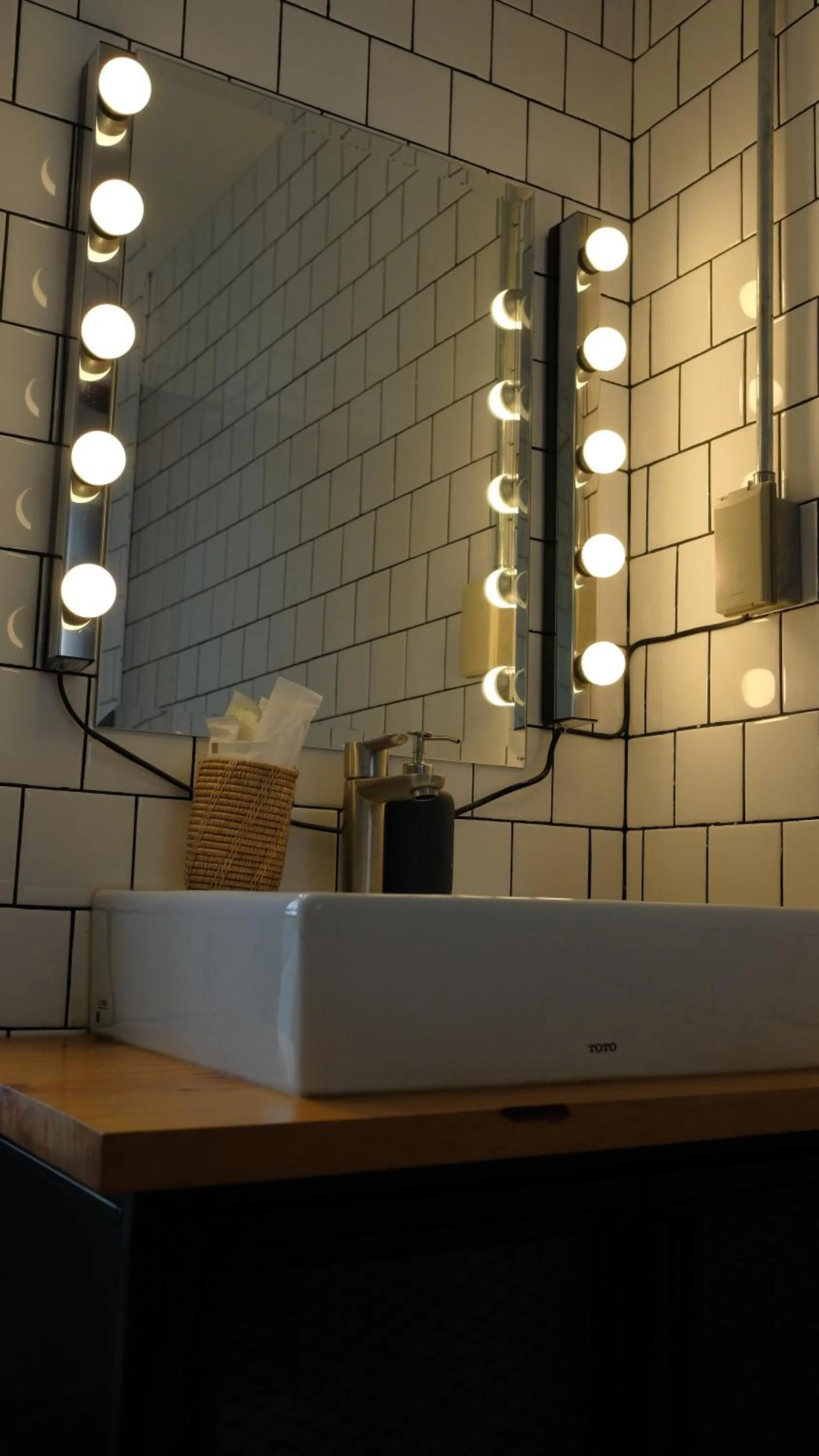 Bathroom in Iron32 Hotel