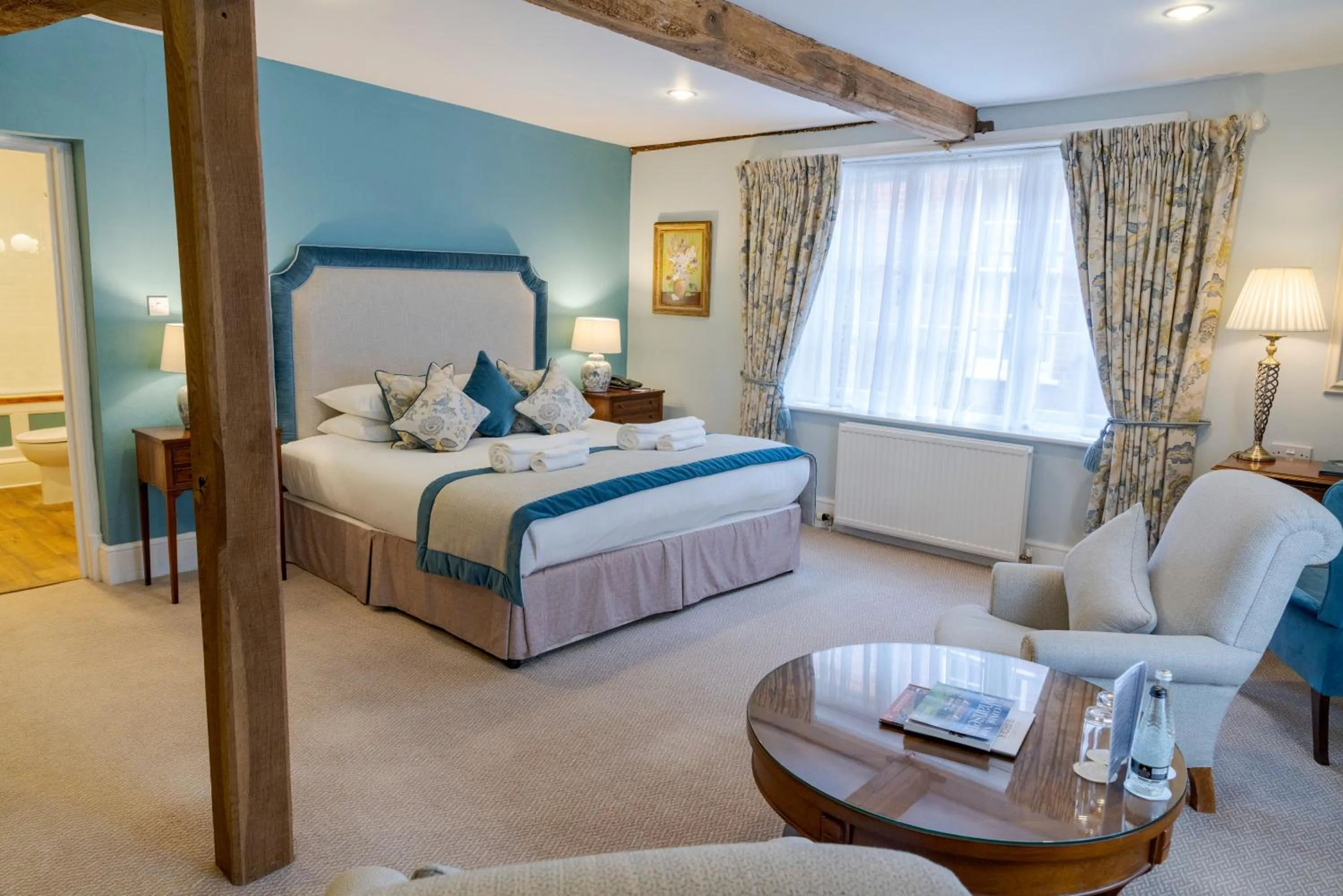 Bedroom, Bed in Hintlesham Hall Hotel