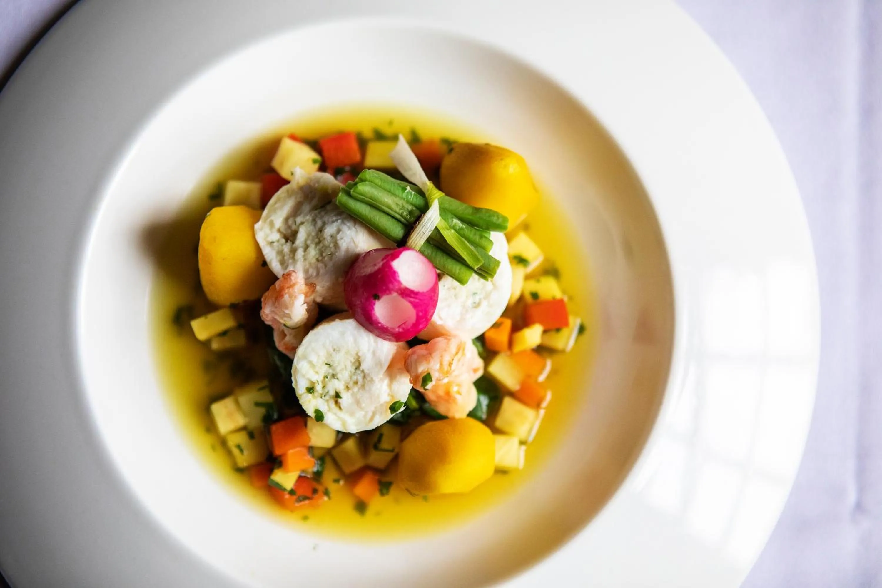 Food and drinks in Hintlesham Hall Hotel