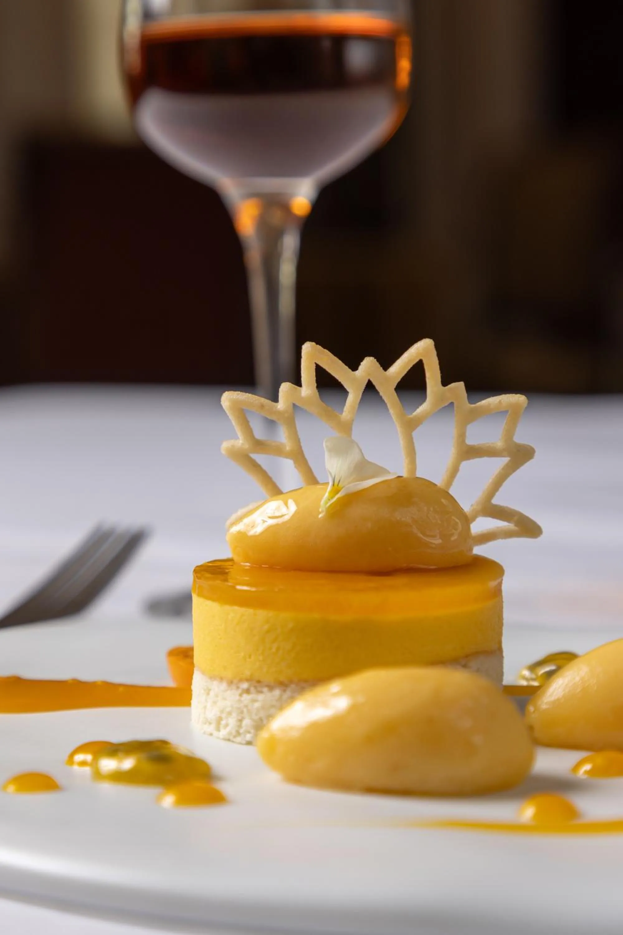 Food and drinks in Hintlesham Hall Hotel