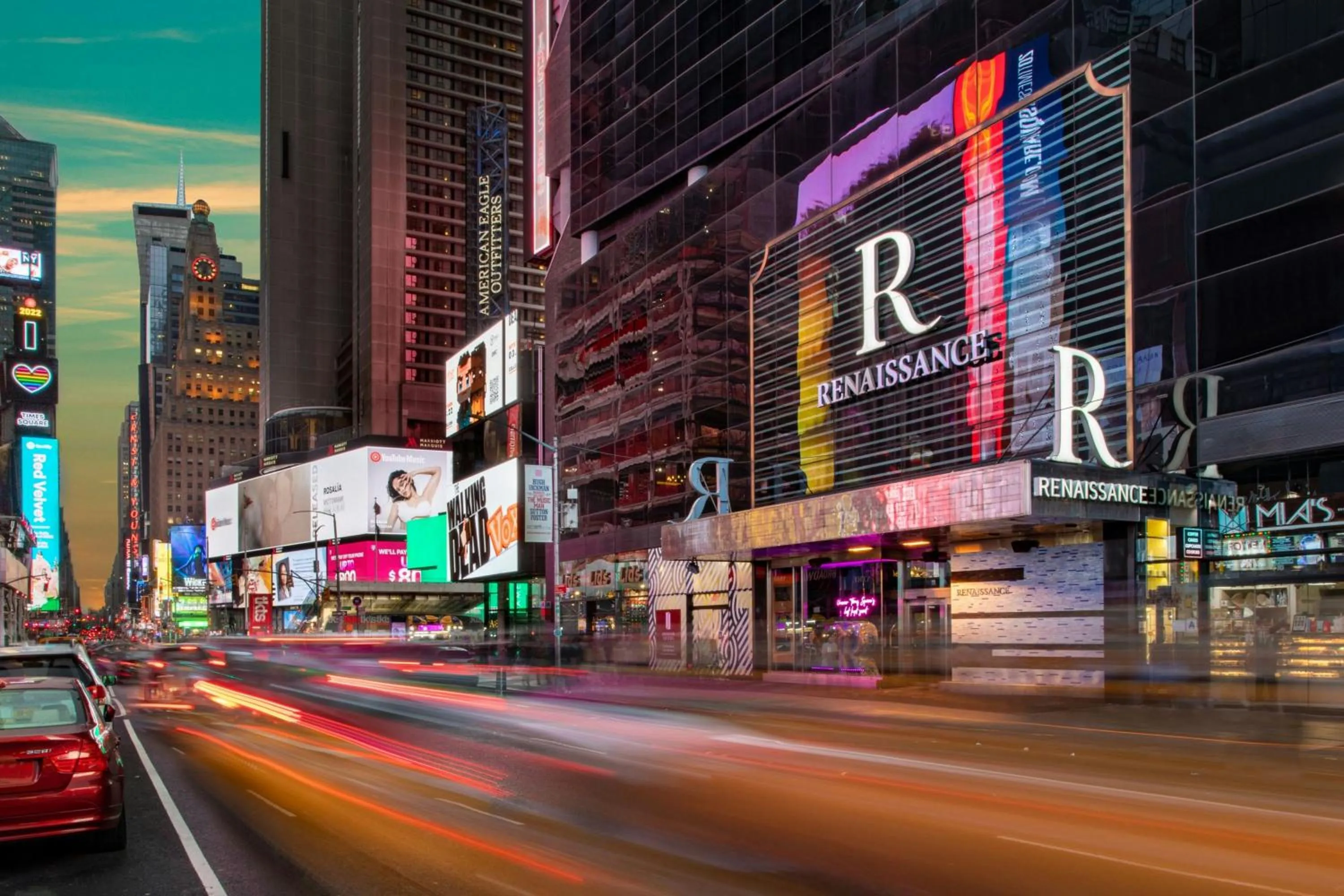 Property building in Renaissance New York Times Square by Marriott