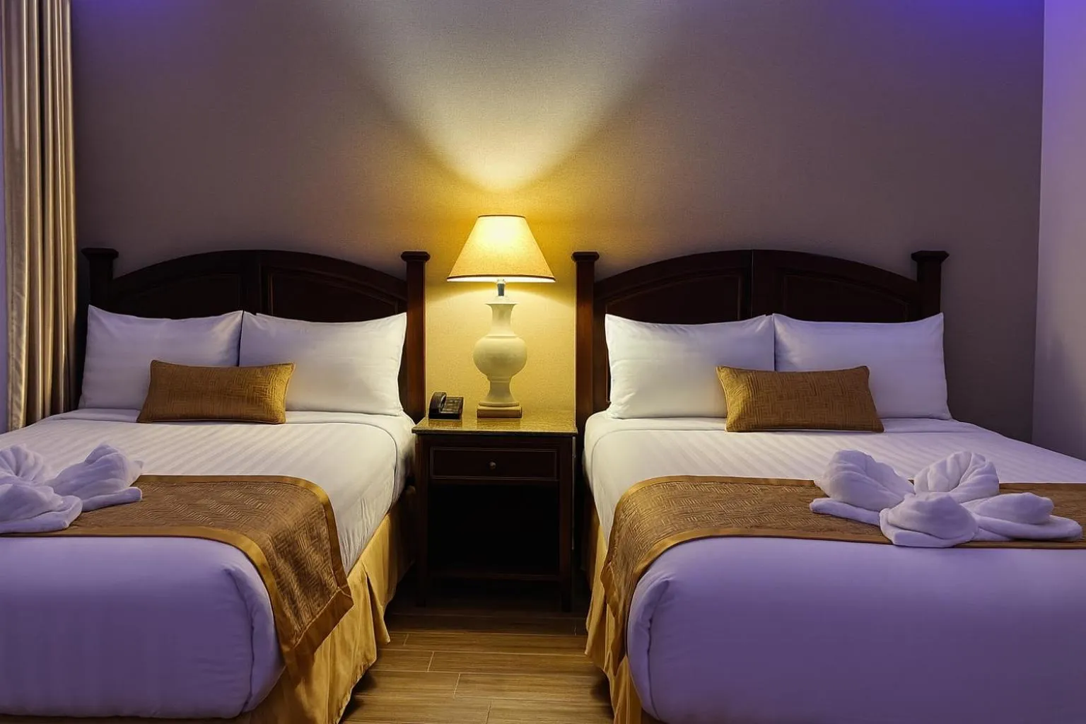 Bed in Aljamal Hotel