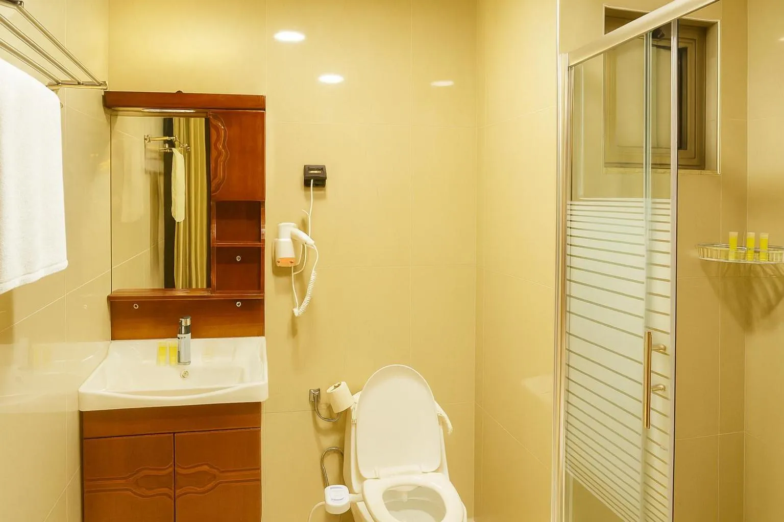 Toilet in Aljamal Hotel