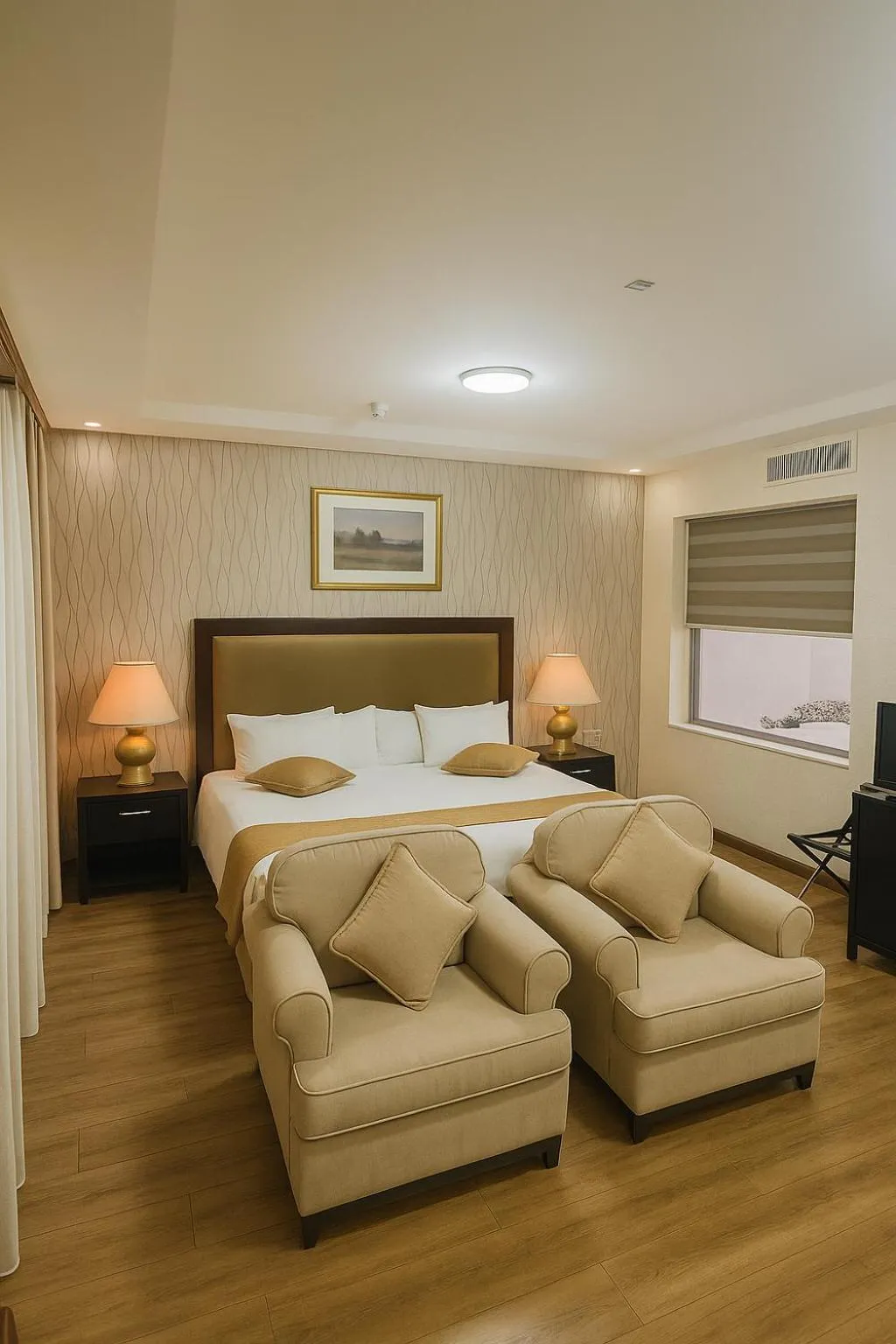 Bedroom, Bed in Aljamal Hotel