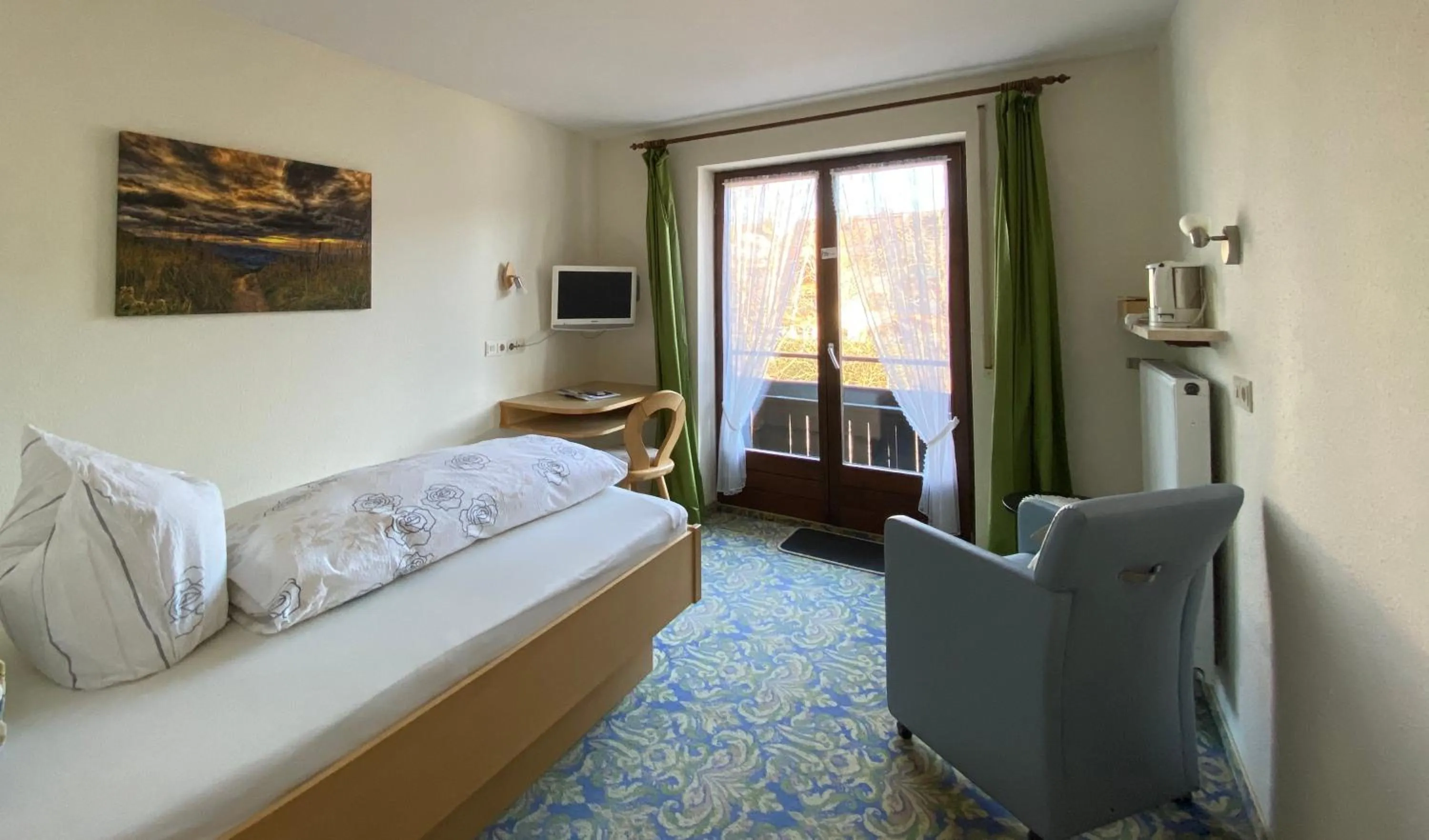 Bed in Landhaus Nagelfluh