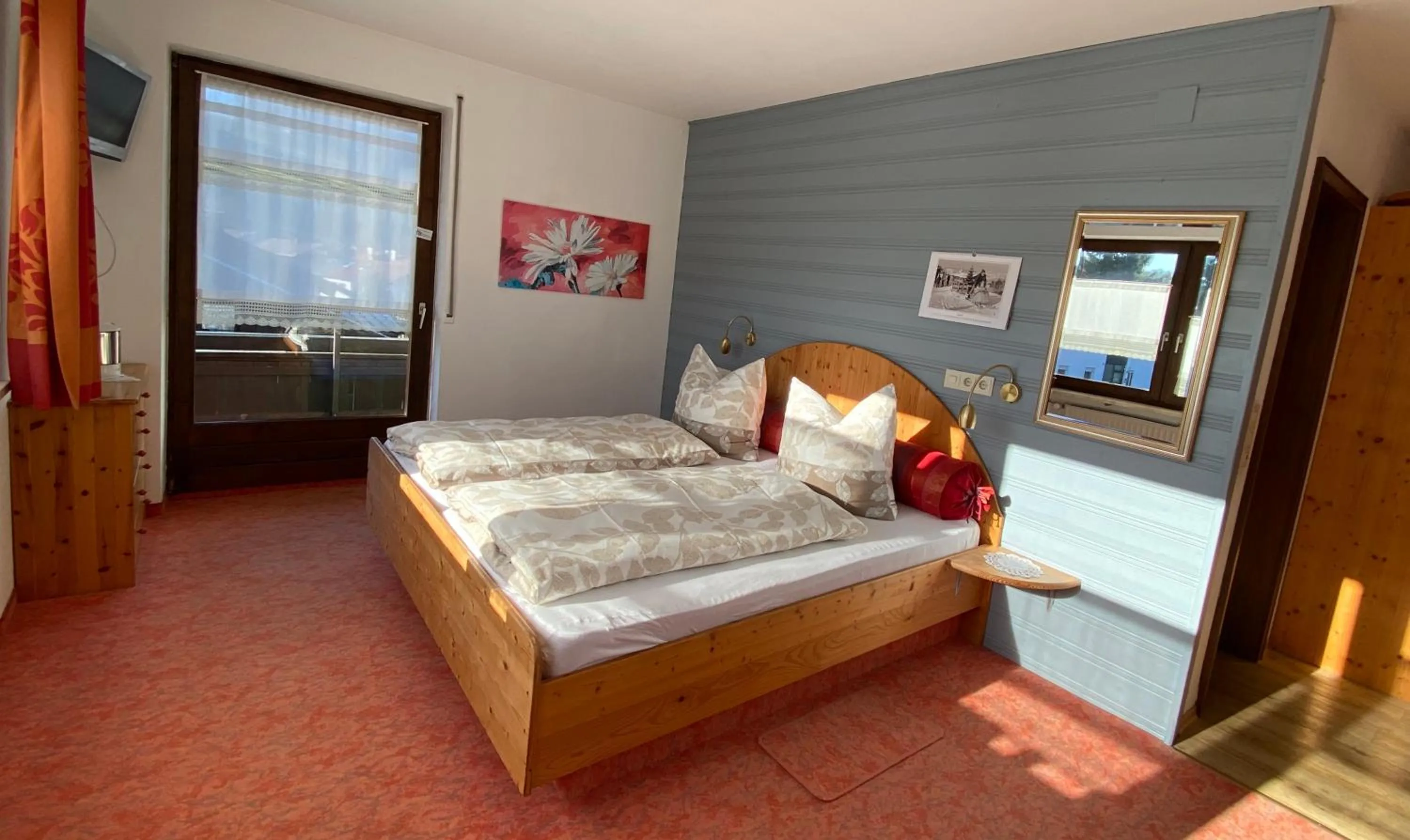 Bed in Landhaus Nagelfluh