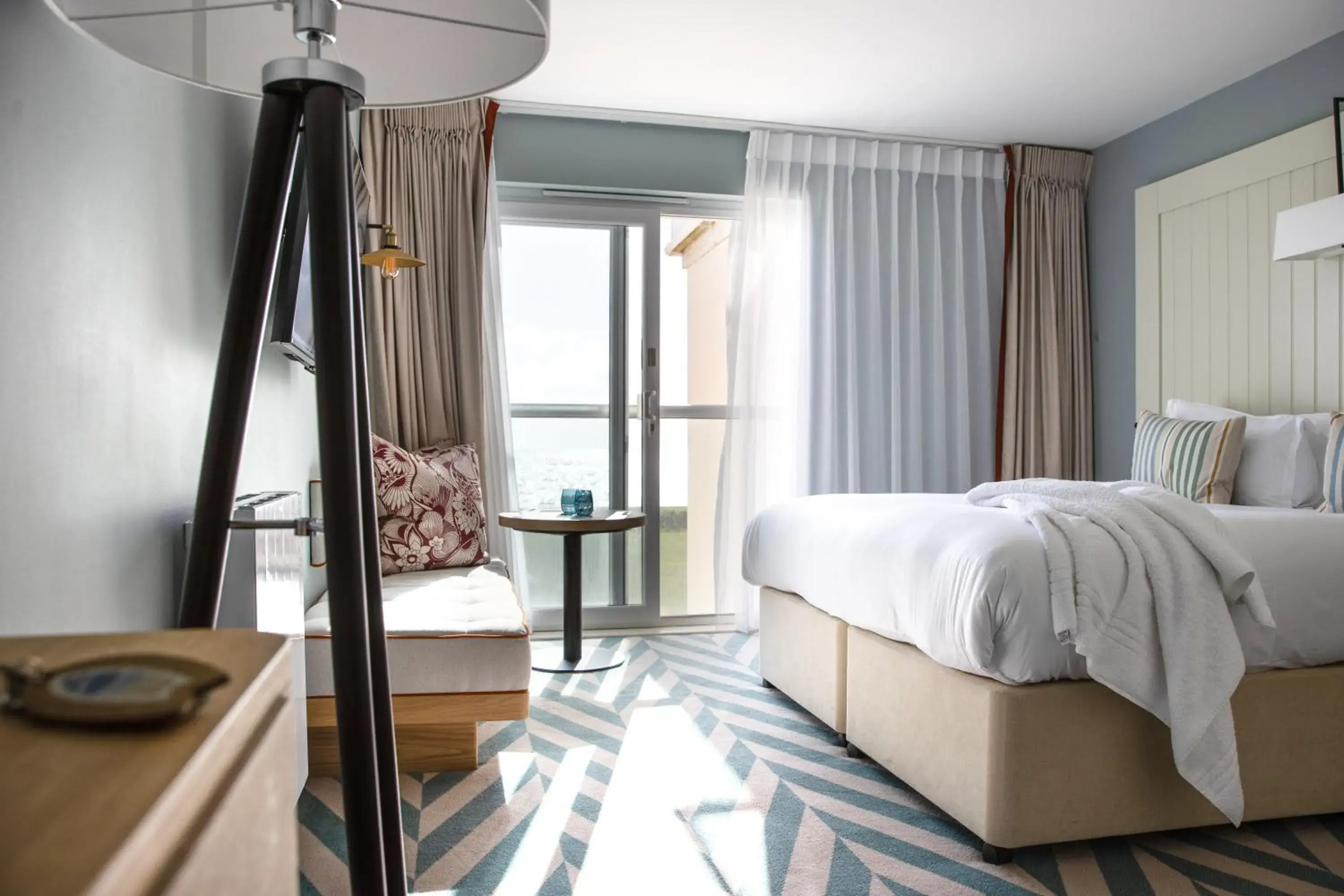 King Room with Sea View in The Relais Cooden Beach and Spa King Room with Sea View in The Relais Cooden Beach and Spa