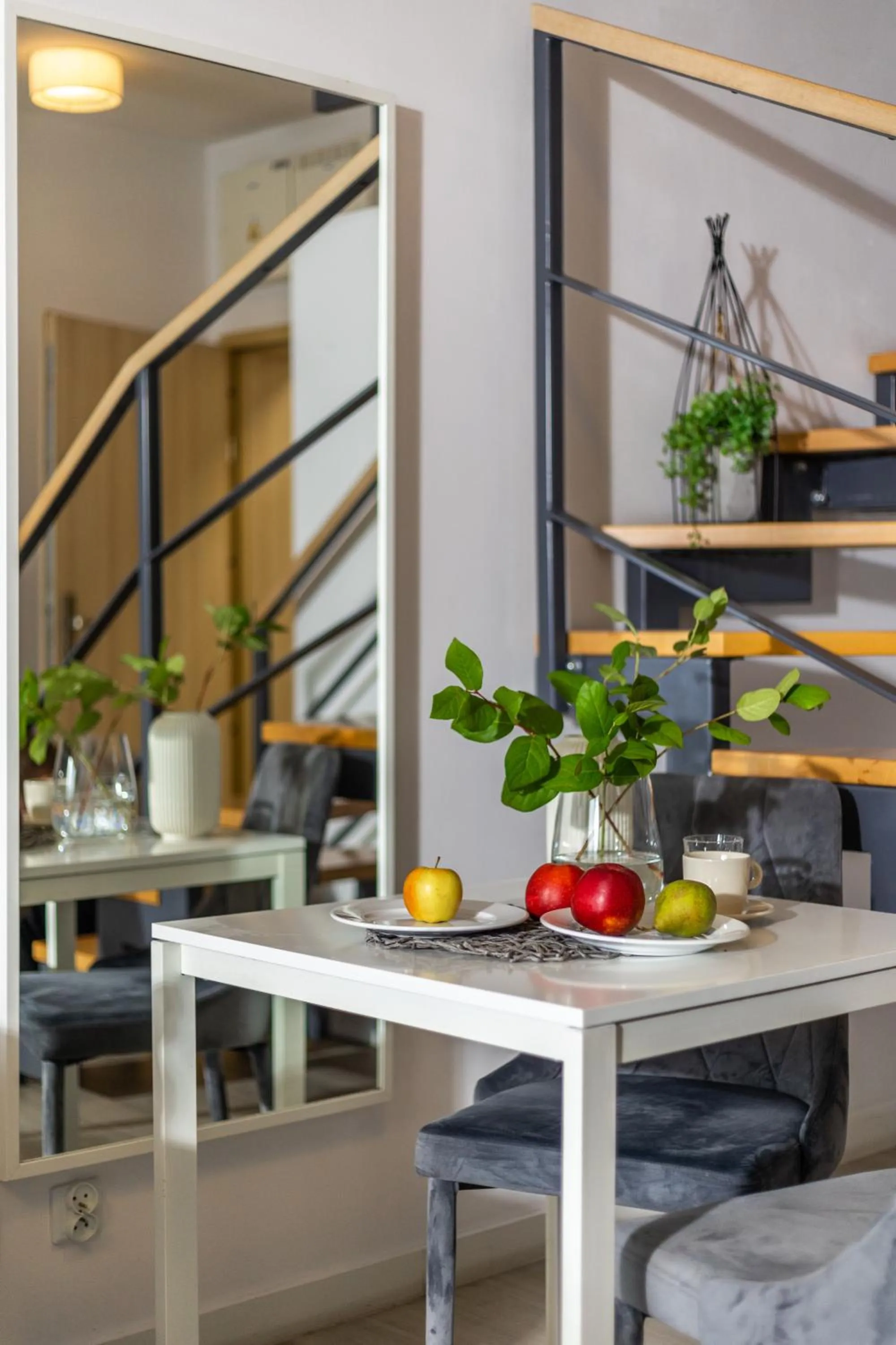 Kitchen or kitchenette in Apartment Dąbrowskiego by The Railway Station Wroclaw