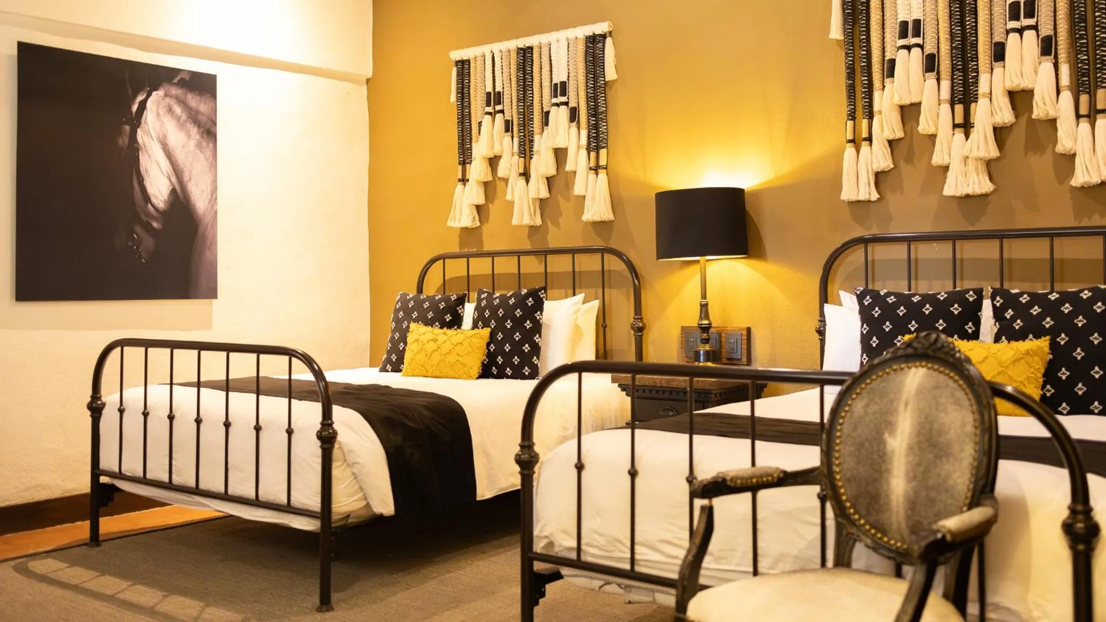 Bed in Hacienda El Salitre Hotel & Spa