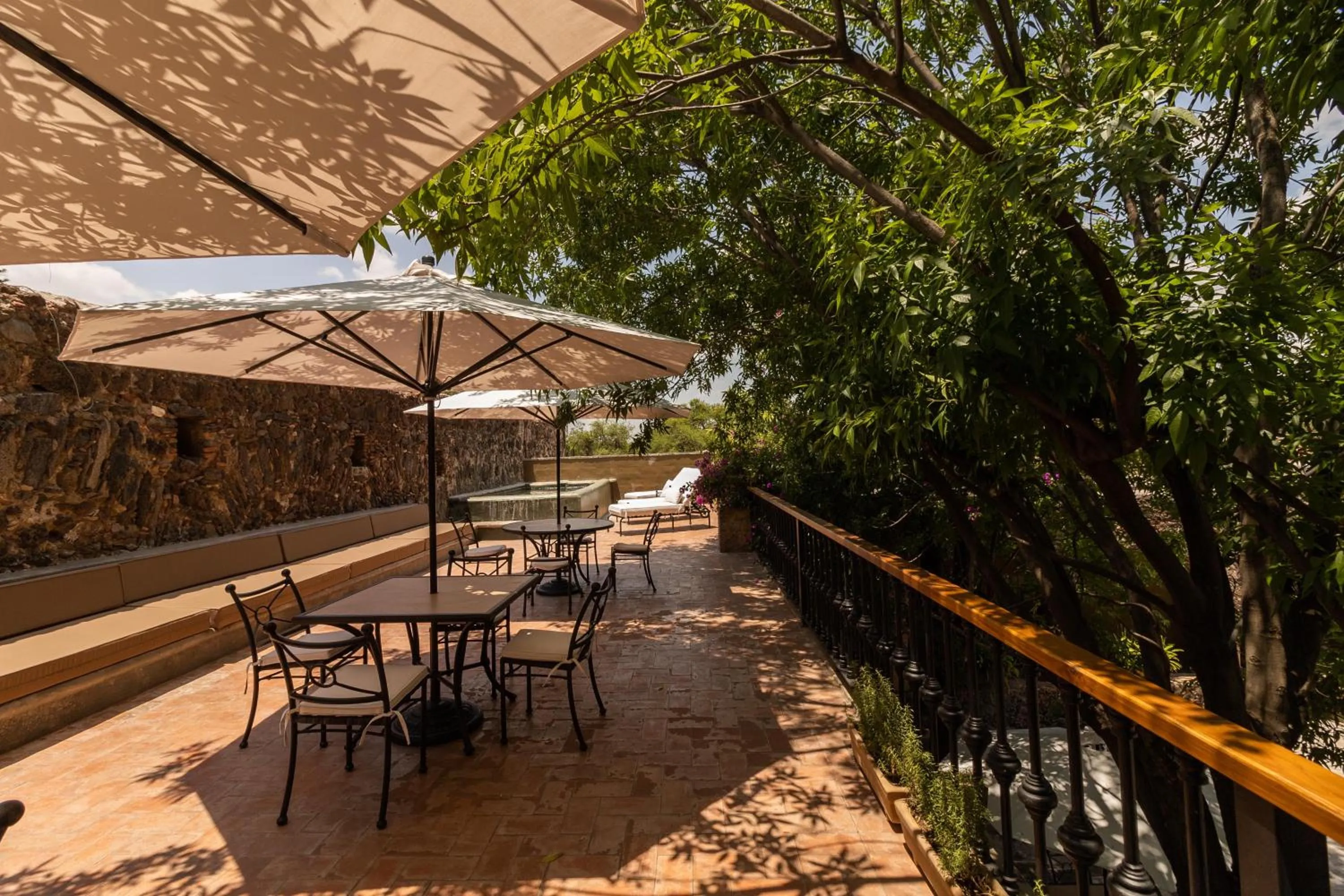 Balcony/Terrace in Hacienda El Salitre Hotel & Spa
