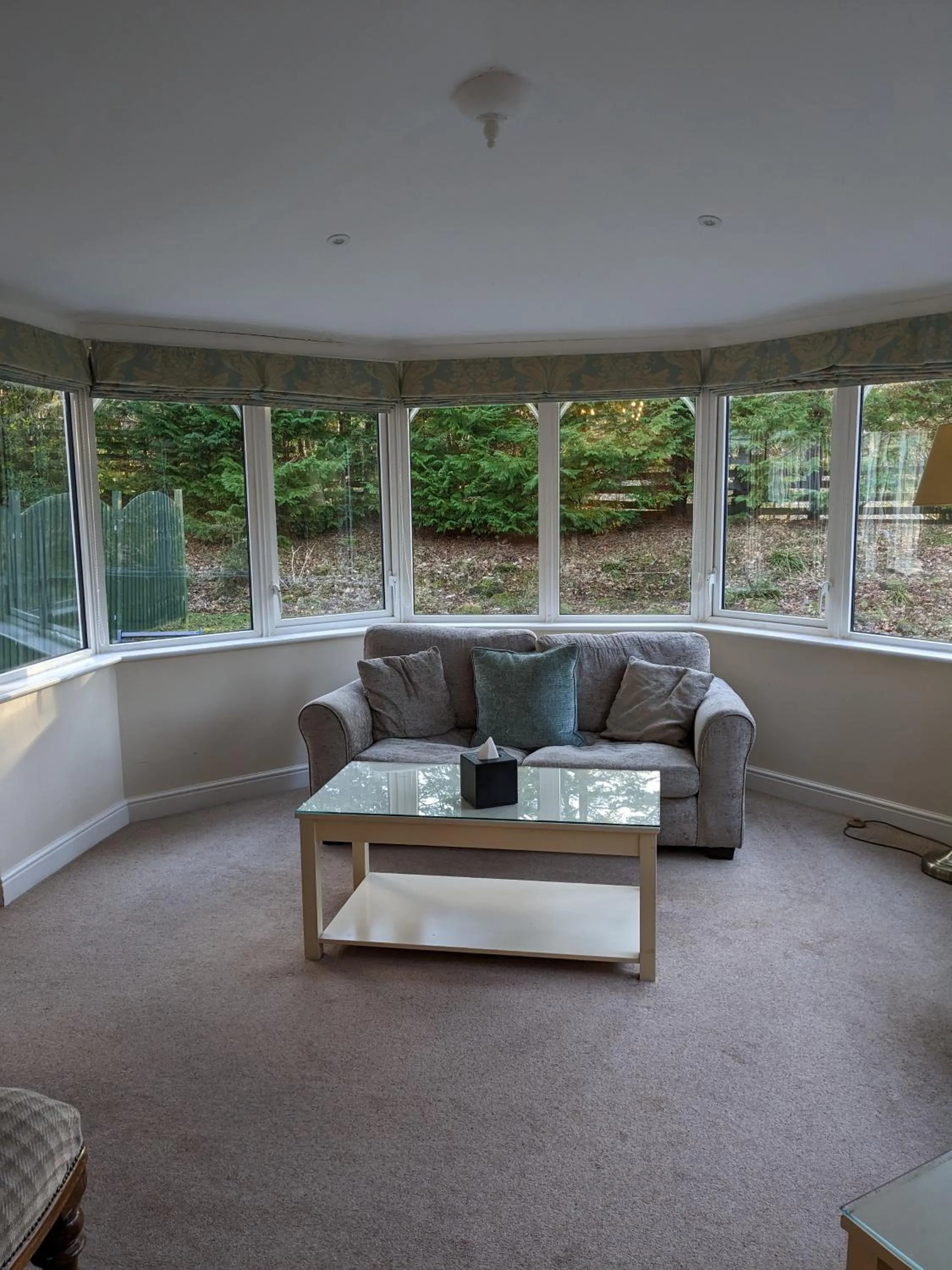 Living room in Dalhousie Castle