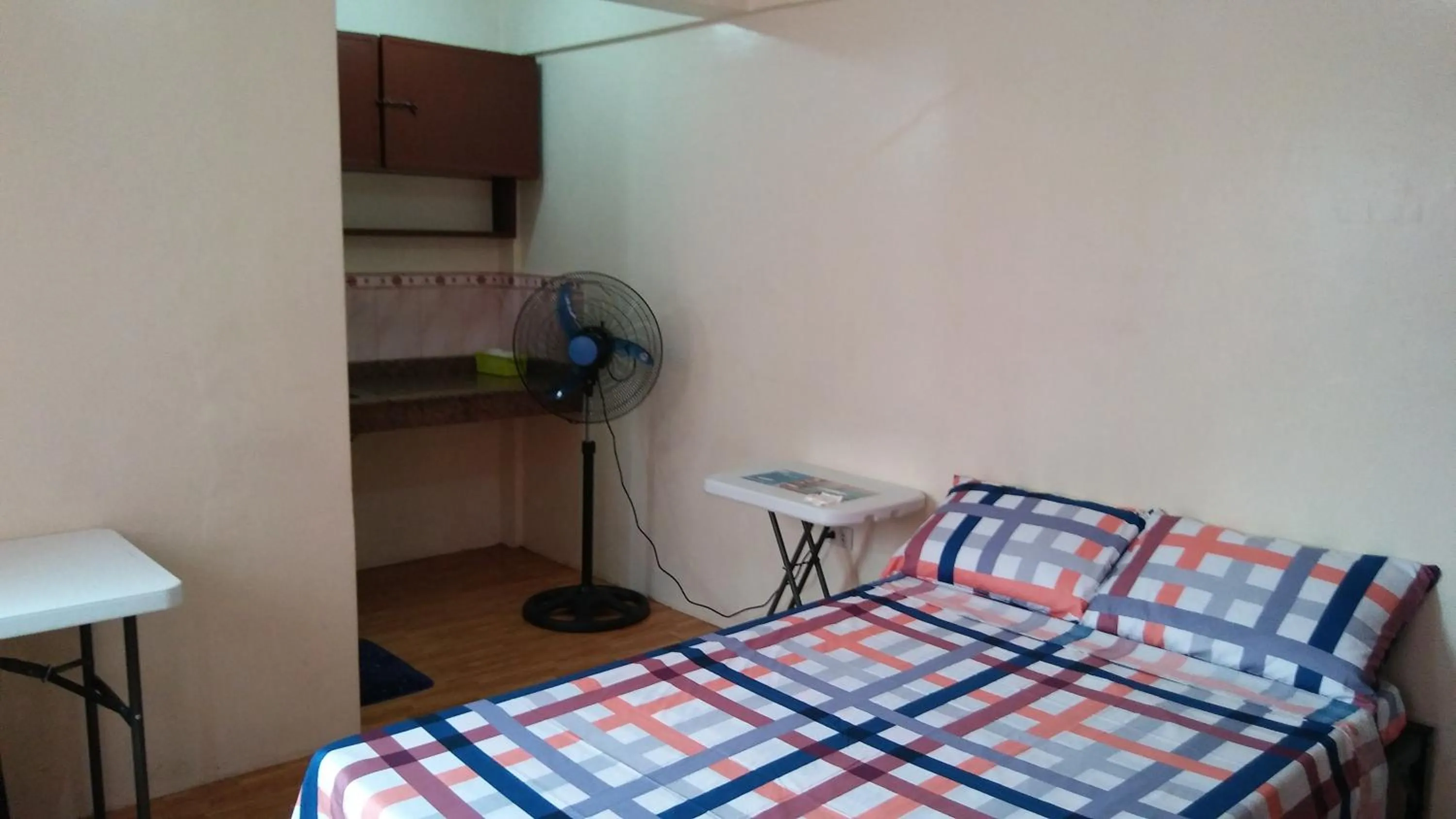 Bed in Budget Studio Unit in Makati
