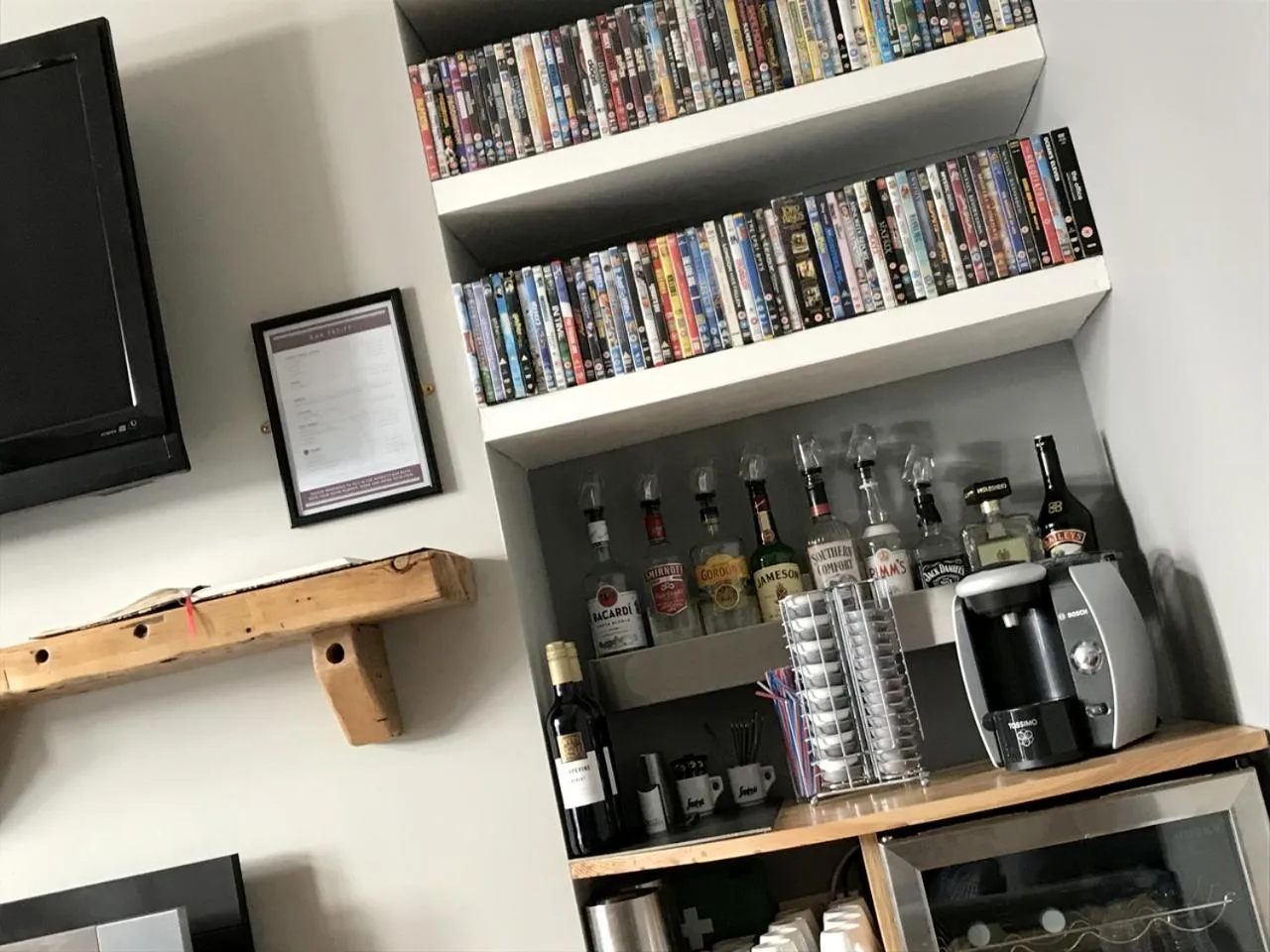 Living room in St Bernards