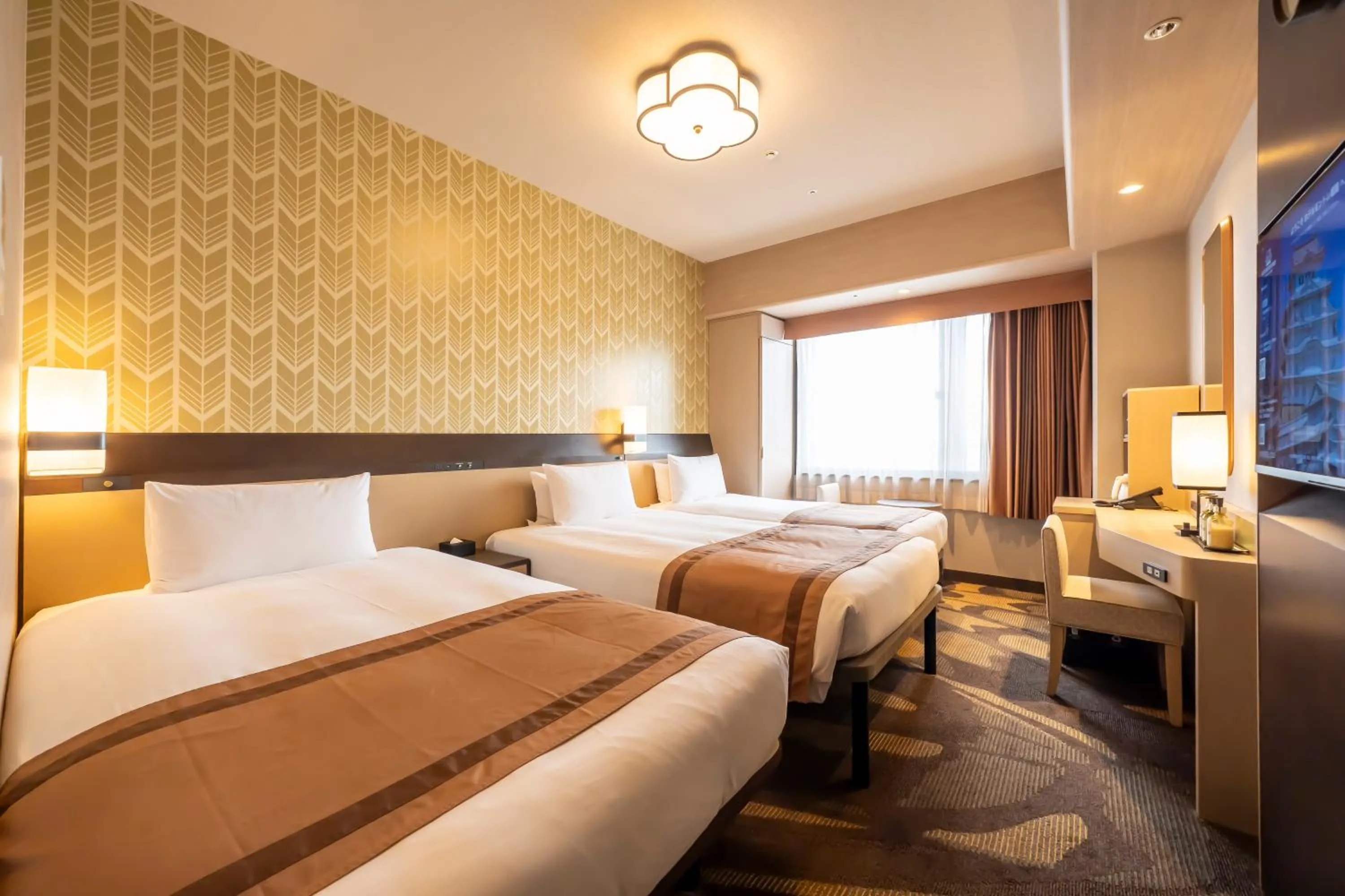 Bed in Hotel Monterey Himeji