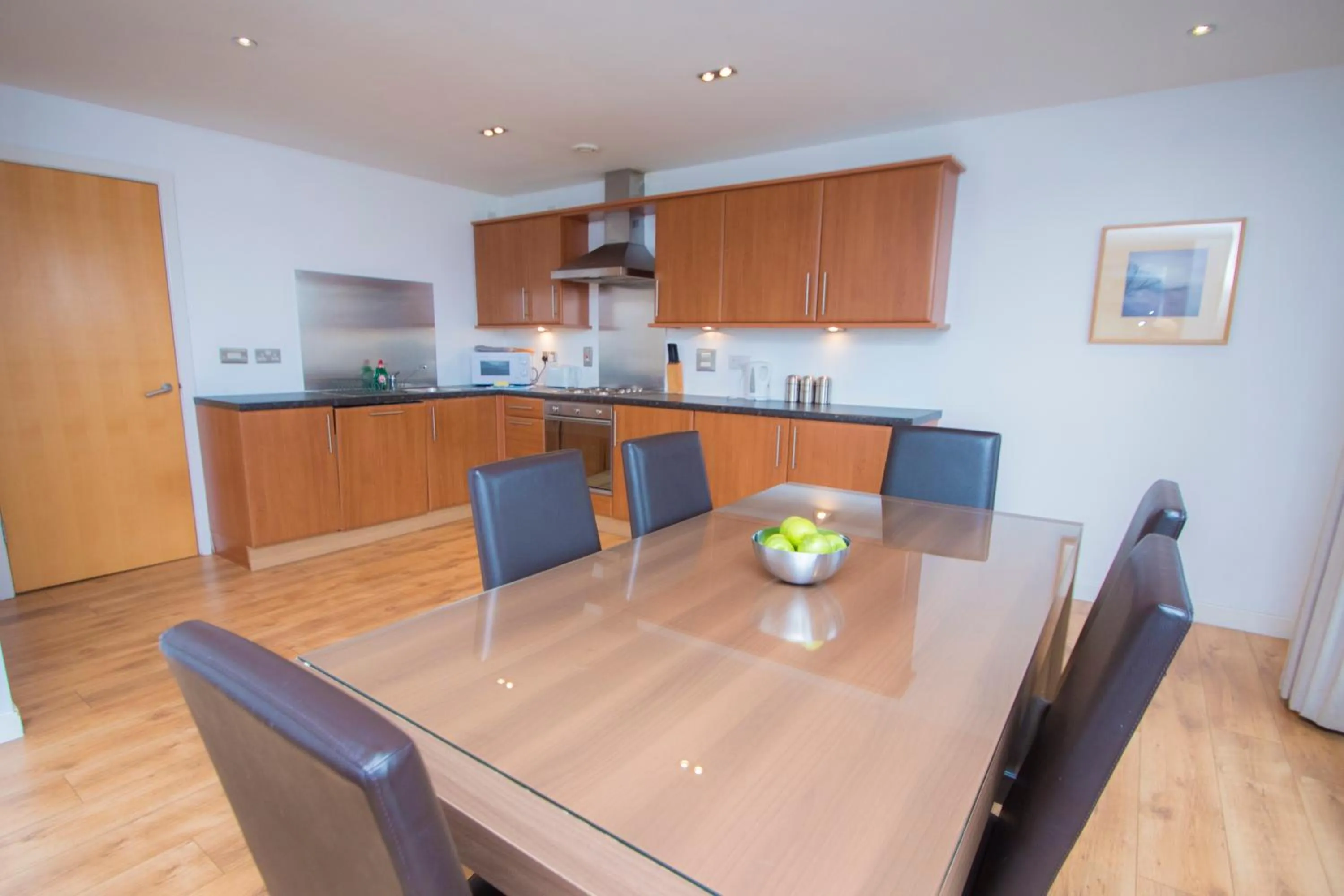 Kitchen or kitchenette in Ocean Serviced Apartments