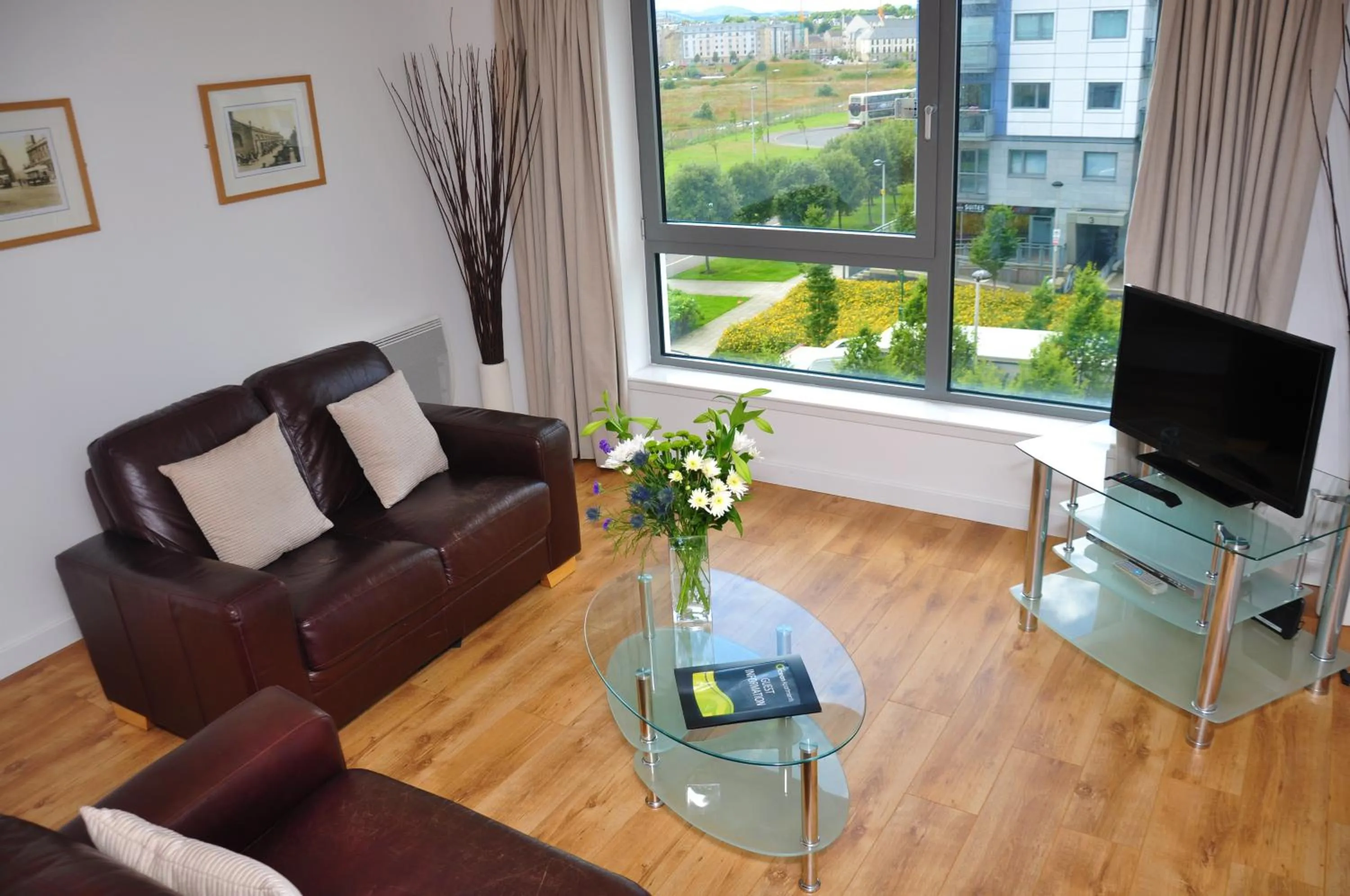 Living room in Ocean Serviced Apartments