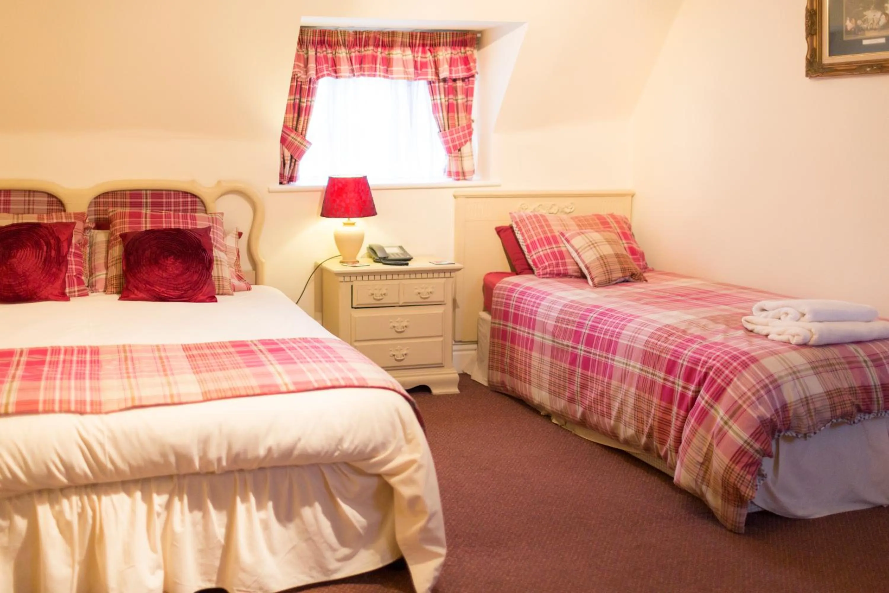 Bed in The Bell Hotel