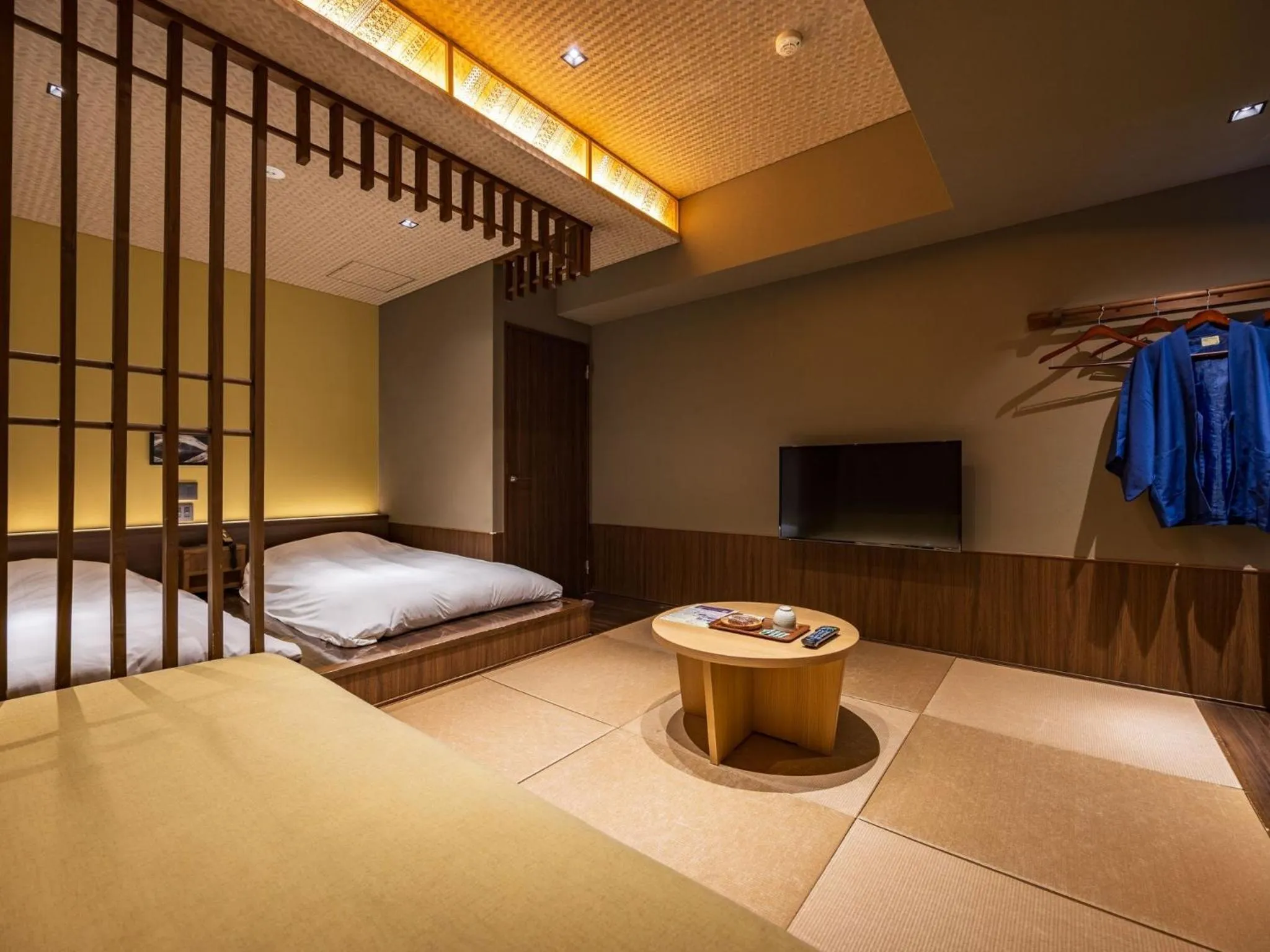 Photo of the whole room, Bed in Susukinohara Ichinoyu