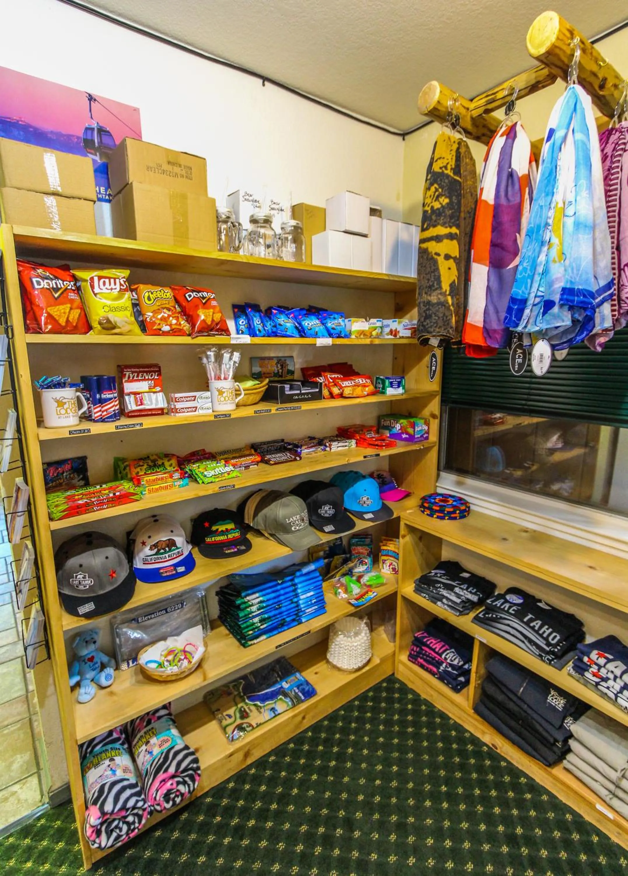 On-site shops in The Lodge at Lake Tahoe