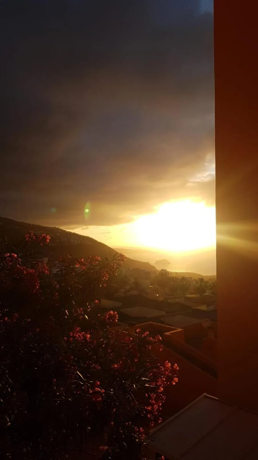 Sunset in Drago Hostel