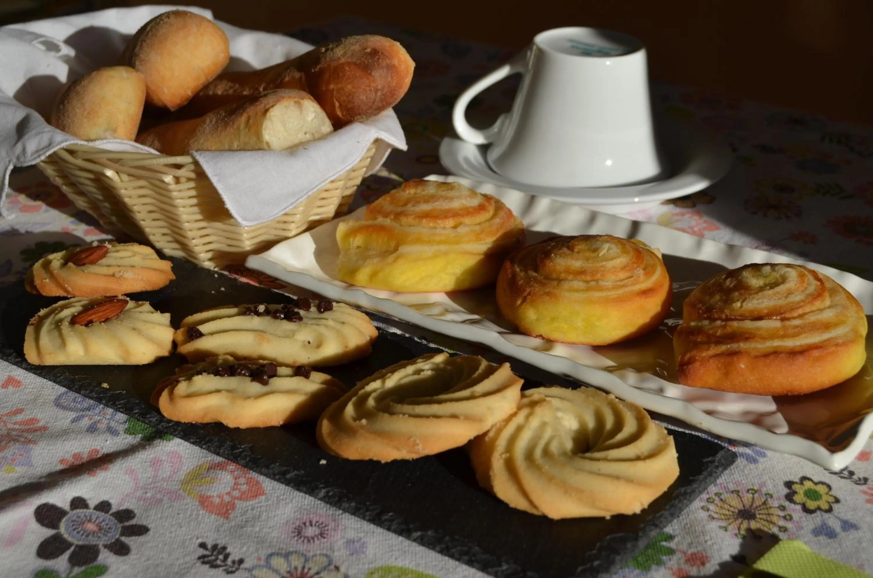 Italian breakfast in BB Il Grande Salice Bike Friends