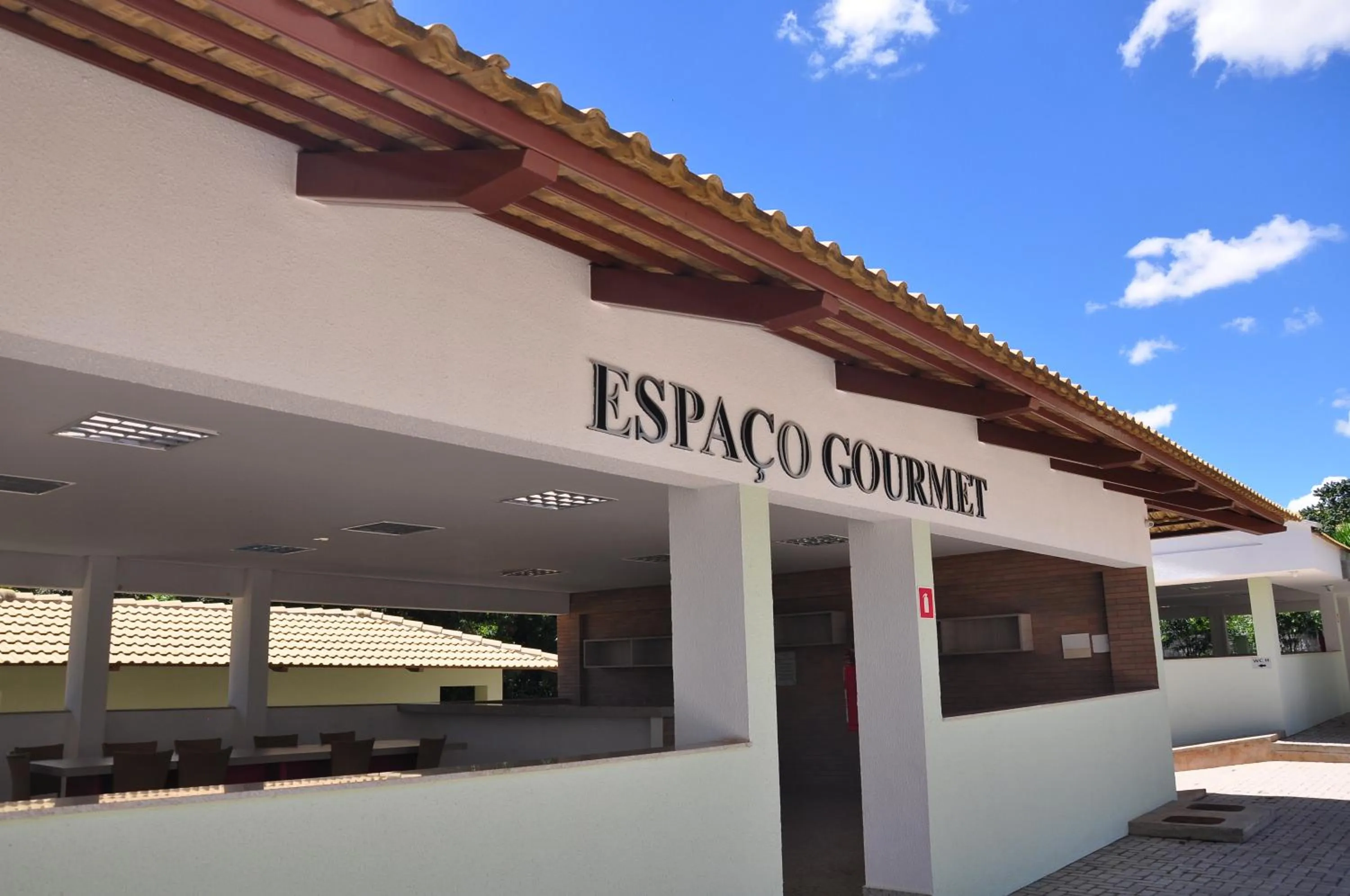 Communal kitchen in LACQUA DIROMA Hotéis e Parques, diversão 24h