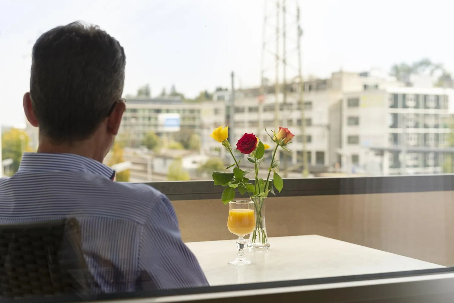 Balcony/Terrace in Hotel Bahnhof Zollikofen