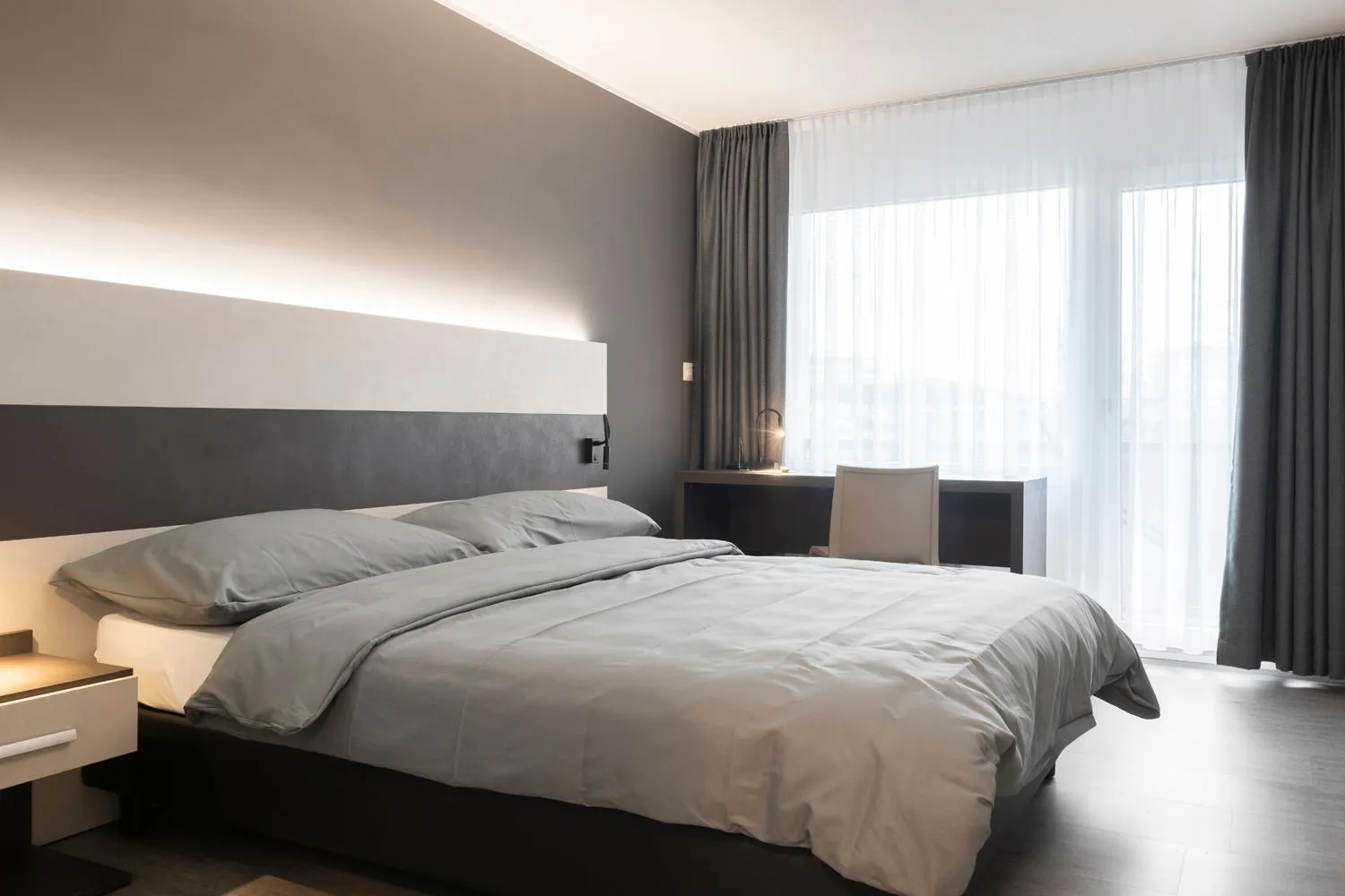 Bed in Hotel Bahnhof Zollikofen