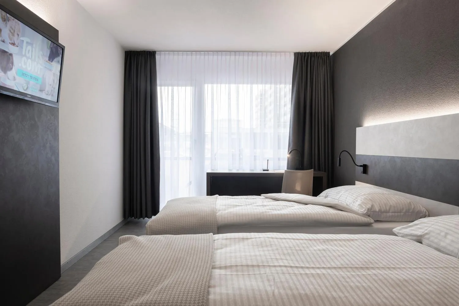 Bed in Hotel Bahnhof Zollikofen