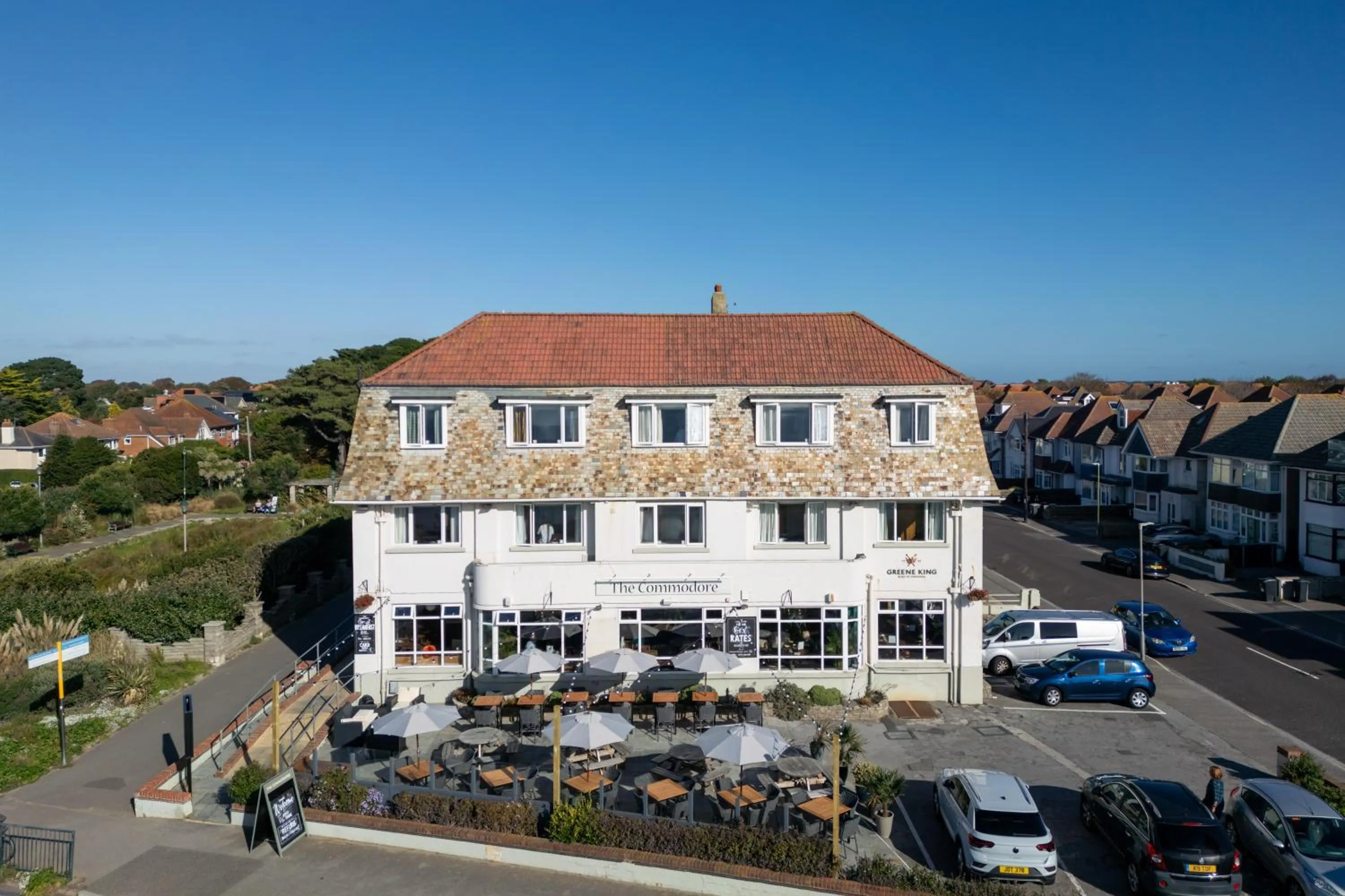 Property building in Commodore Hotel by Greene King Inns