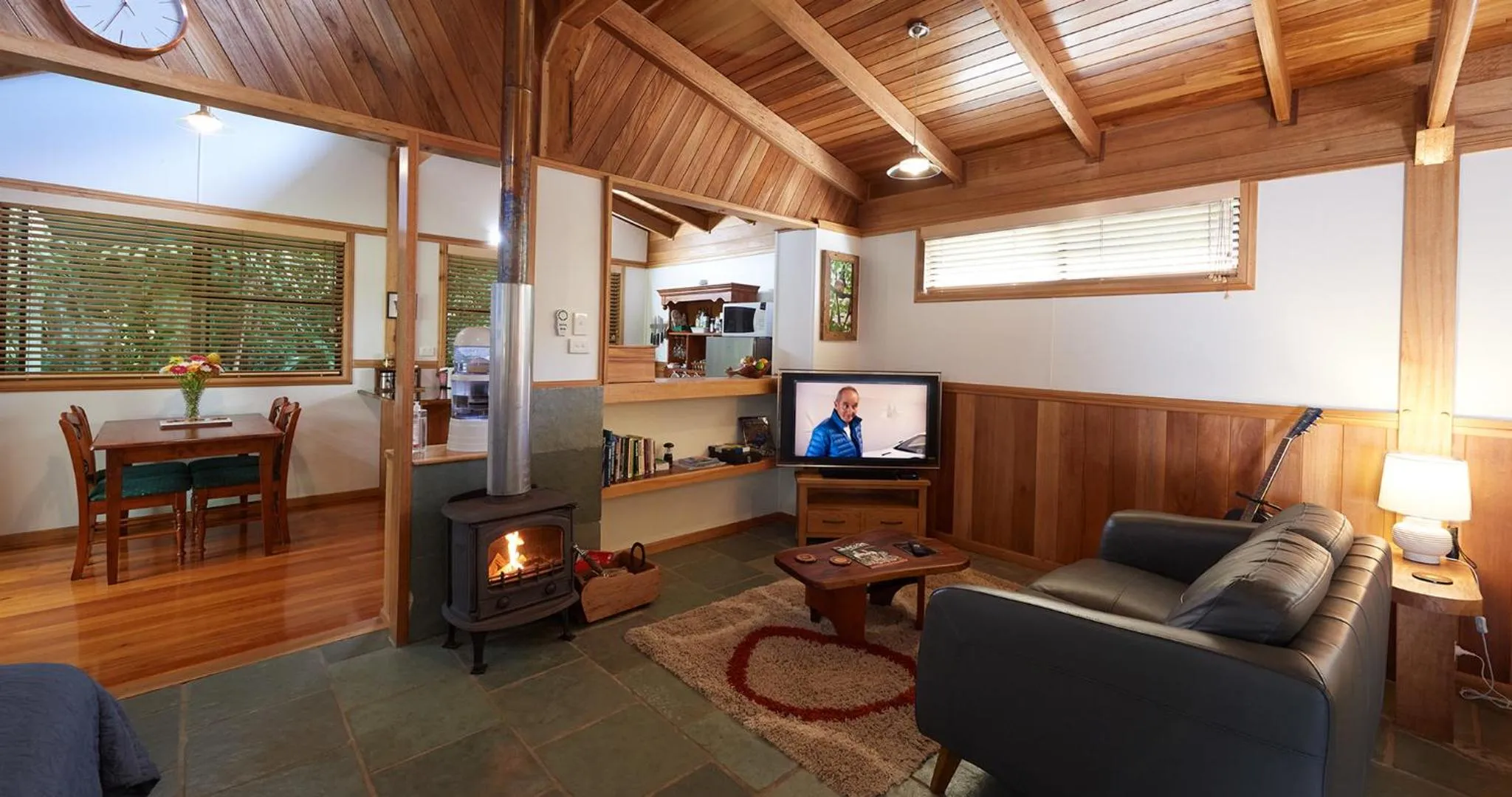 Seating area in Sharlynn by the River