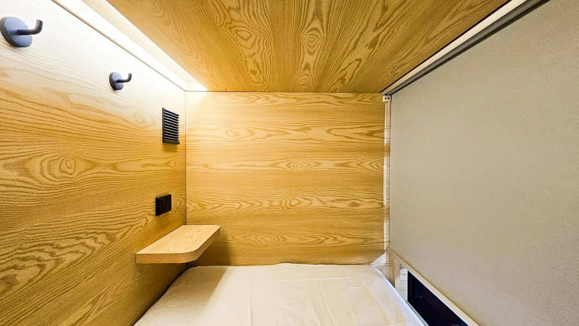 Bed in The Capsule Hotel