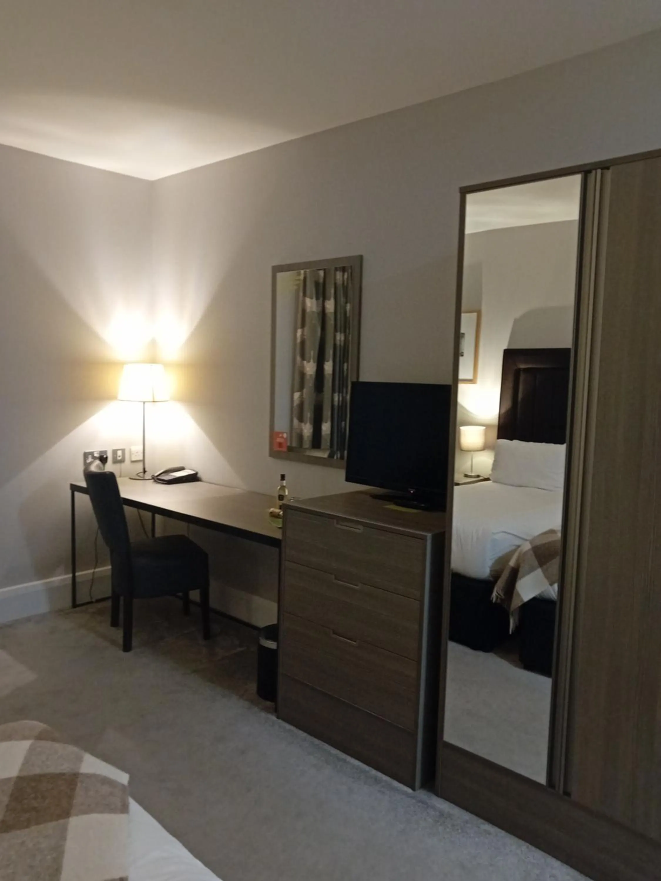 wardrobe, Bed in Holiday Inn Dumfries by IHG